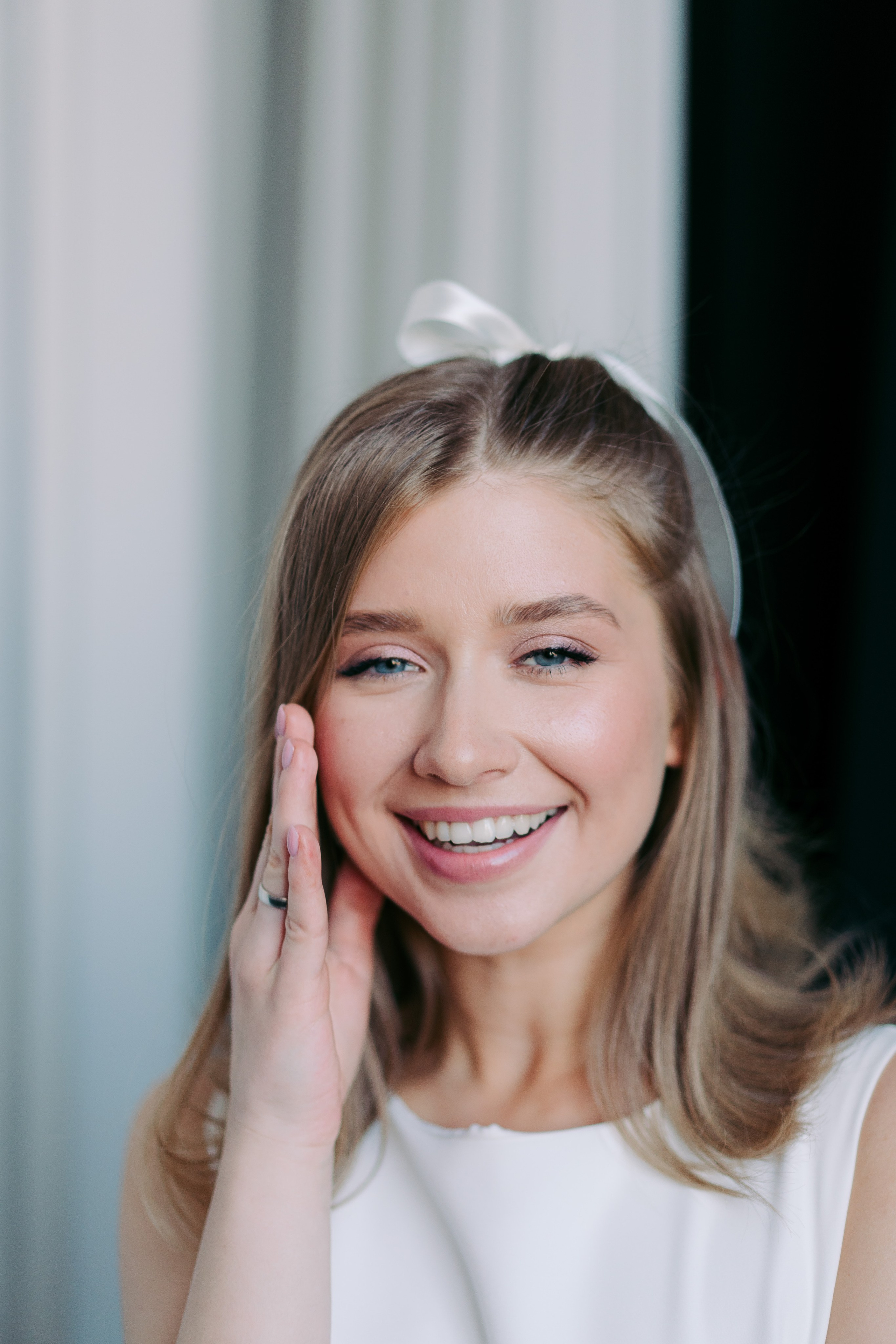 Свадебная фотосессия для двоих в студии, камерная свадьба в Москве