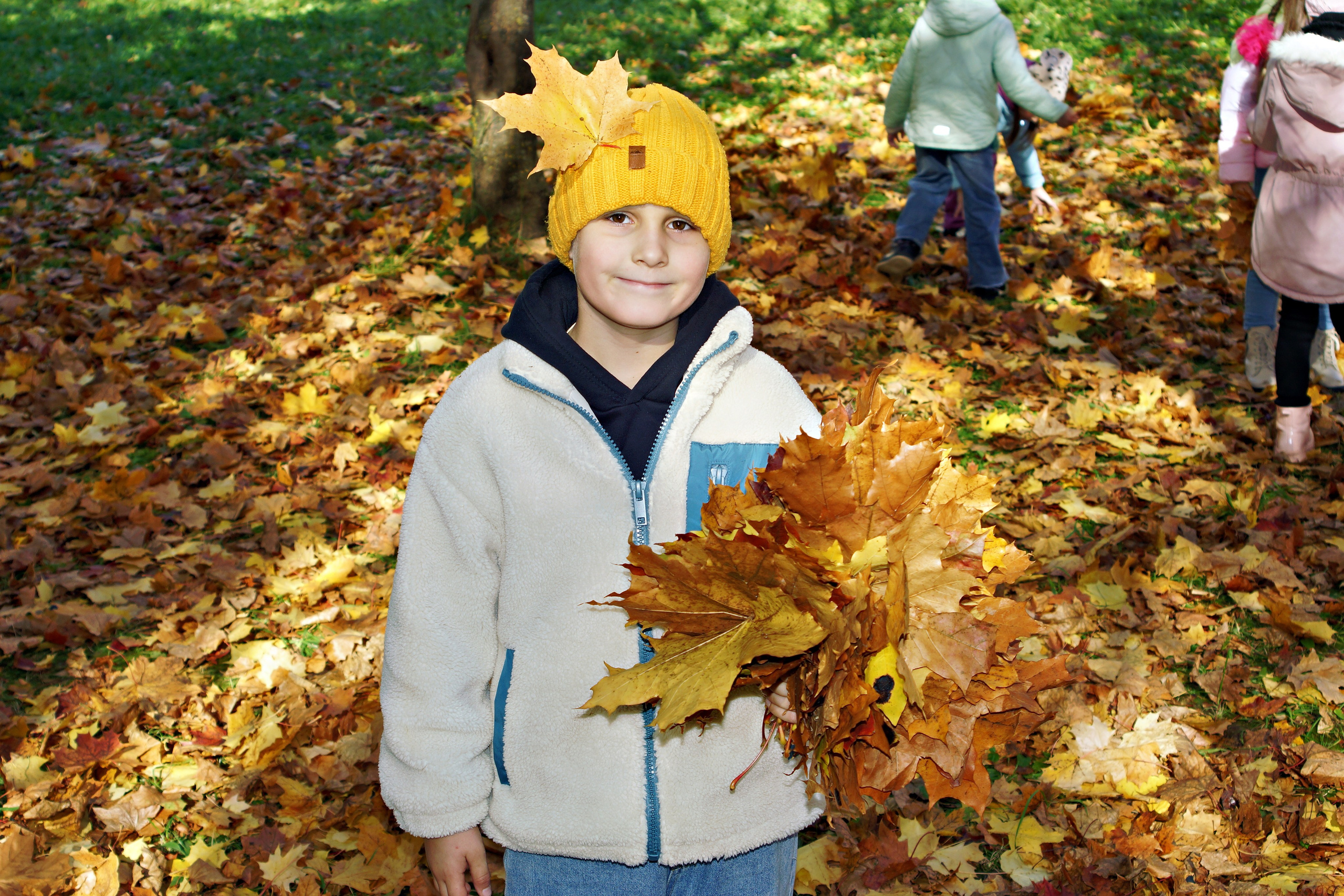 Осенняя фотосессия в детском саду г. Йошкар-Ола