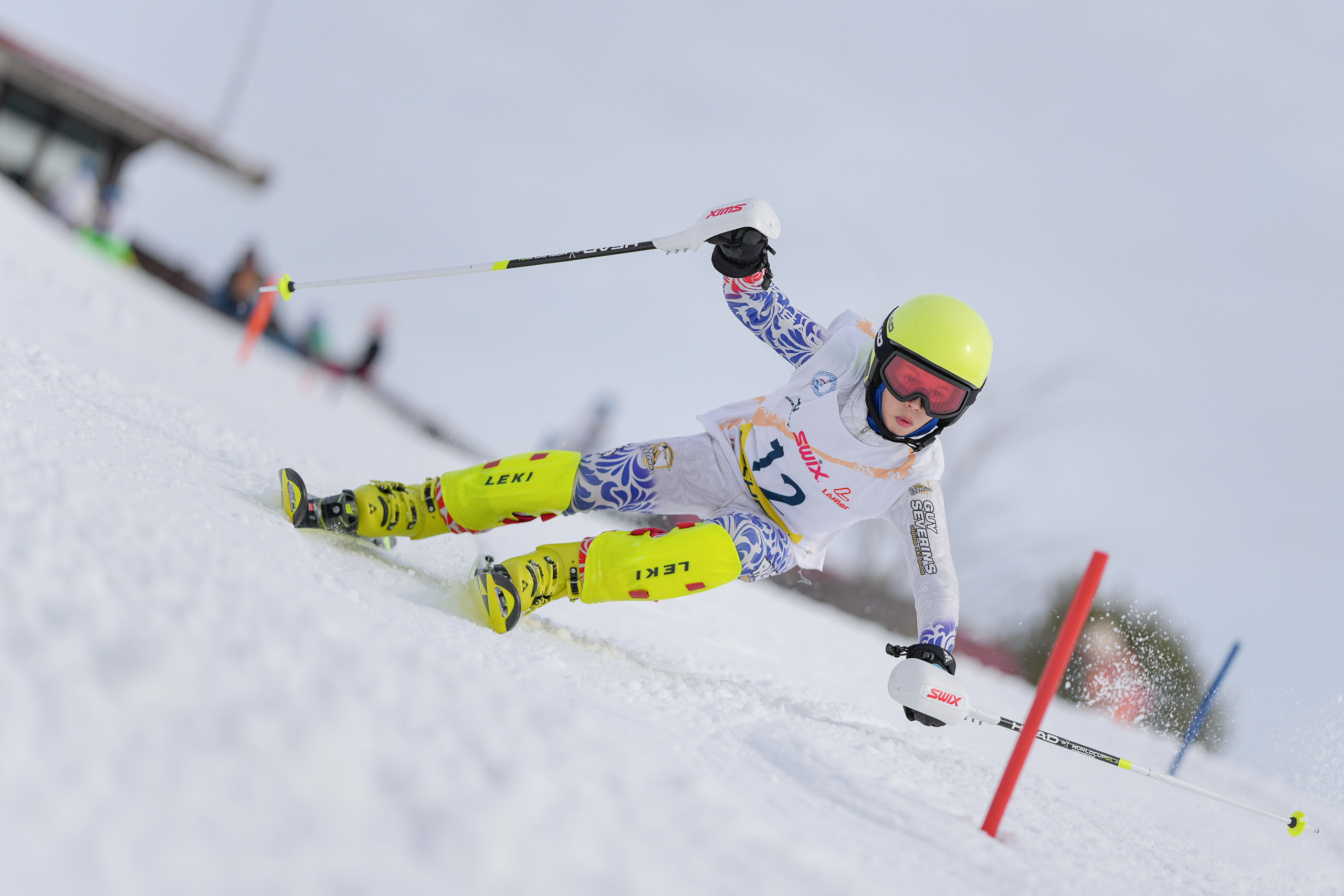 SL (Slalom) - Слалом. Соревнования по горнолыжному спорту. Московская область, Шуколово