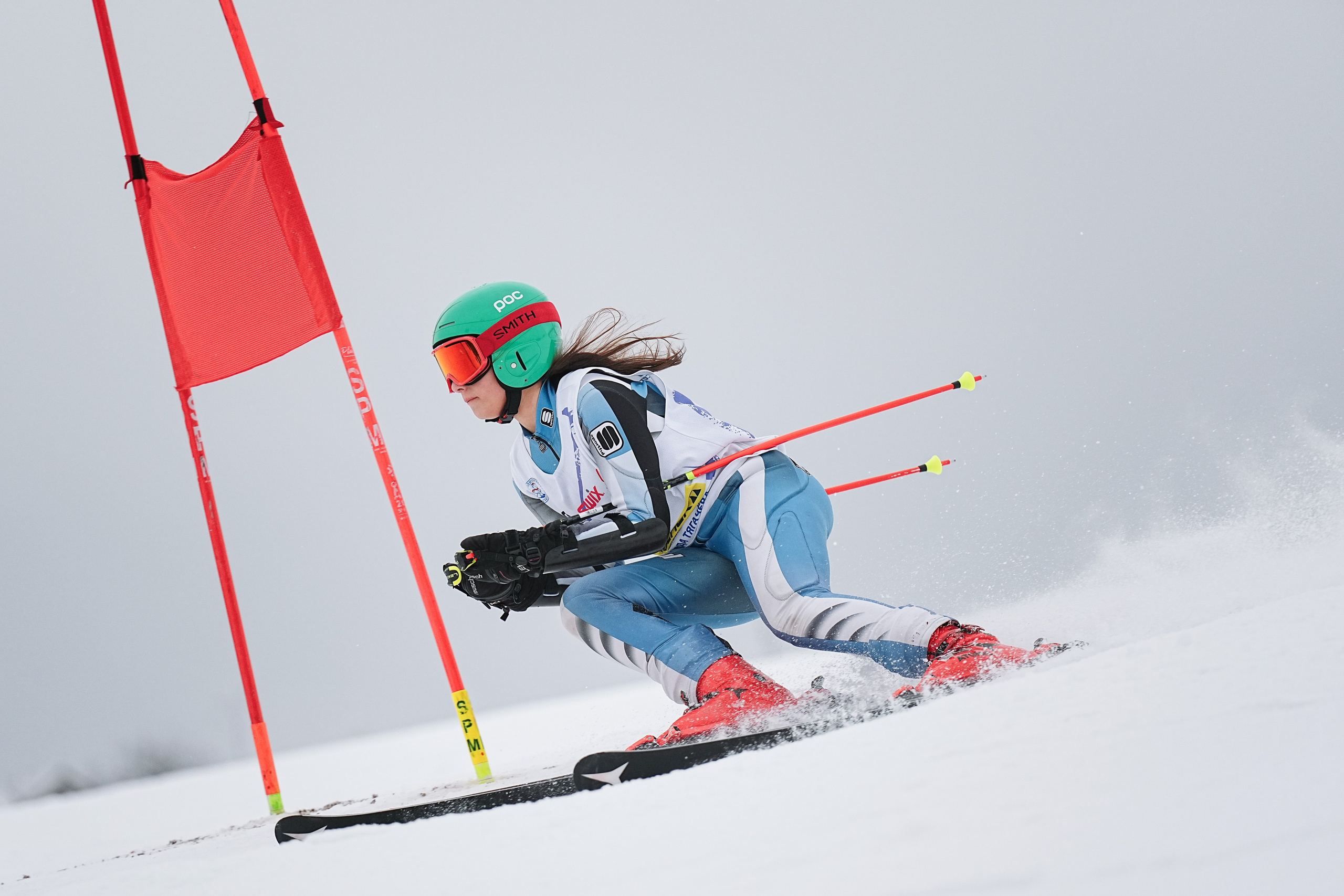 Горные лыжи. Первенство Центрального Федерального Округа. GS U14 Шуколово. Фотограф Студитский Евгений