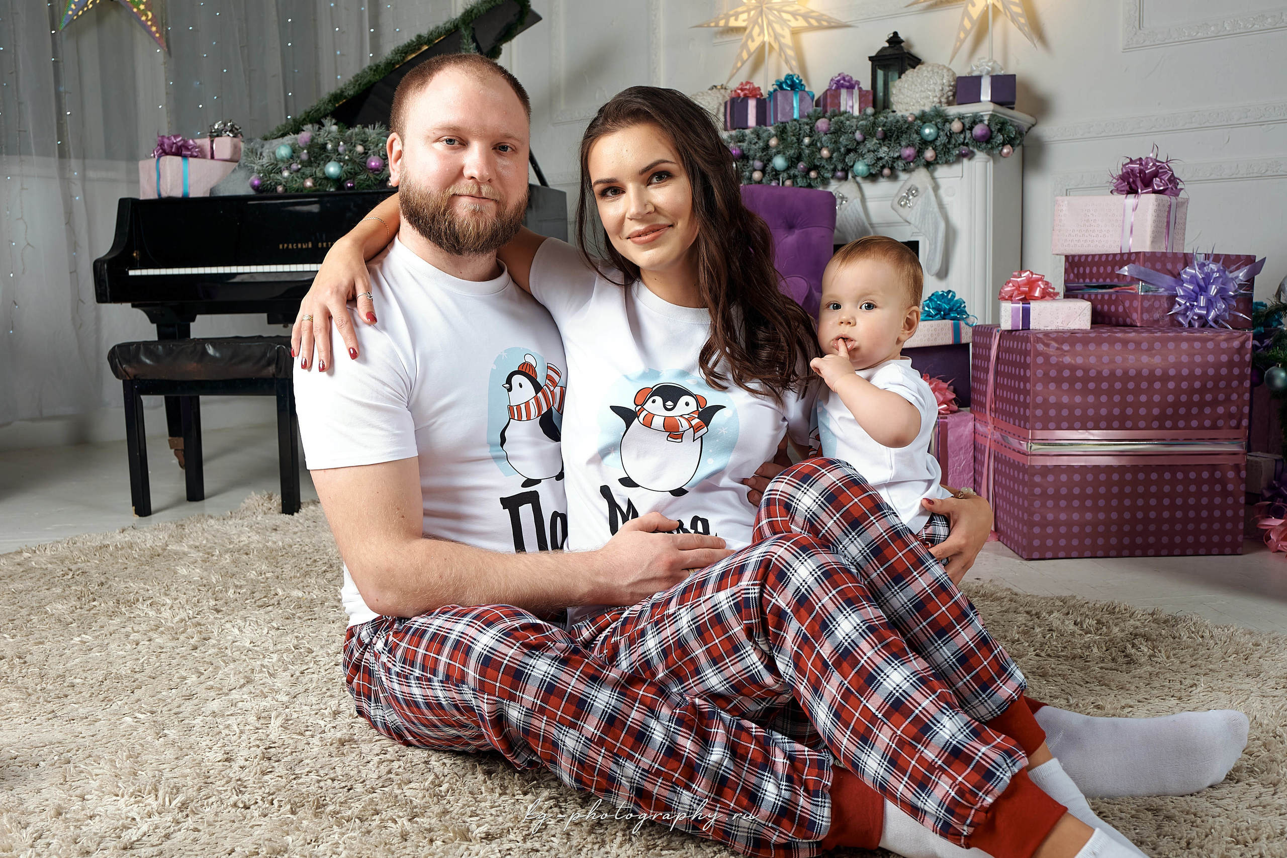 Новогодние съемки в студии. KG Photography — Семейный и свадебный фотограф 📞 +7 (968) 680−44−88