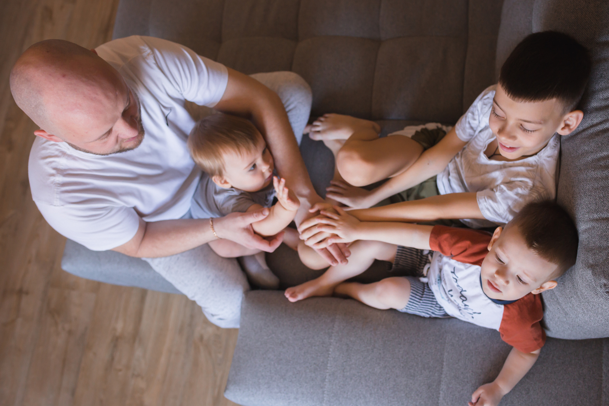 В гостях у мальчишек. Фотограф Новорожденных и беременности г. Тюмень