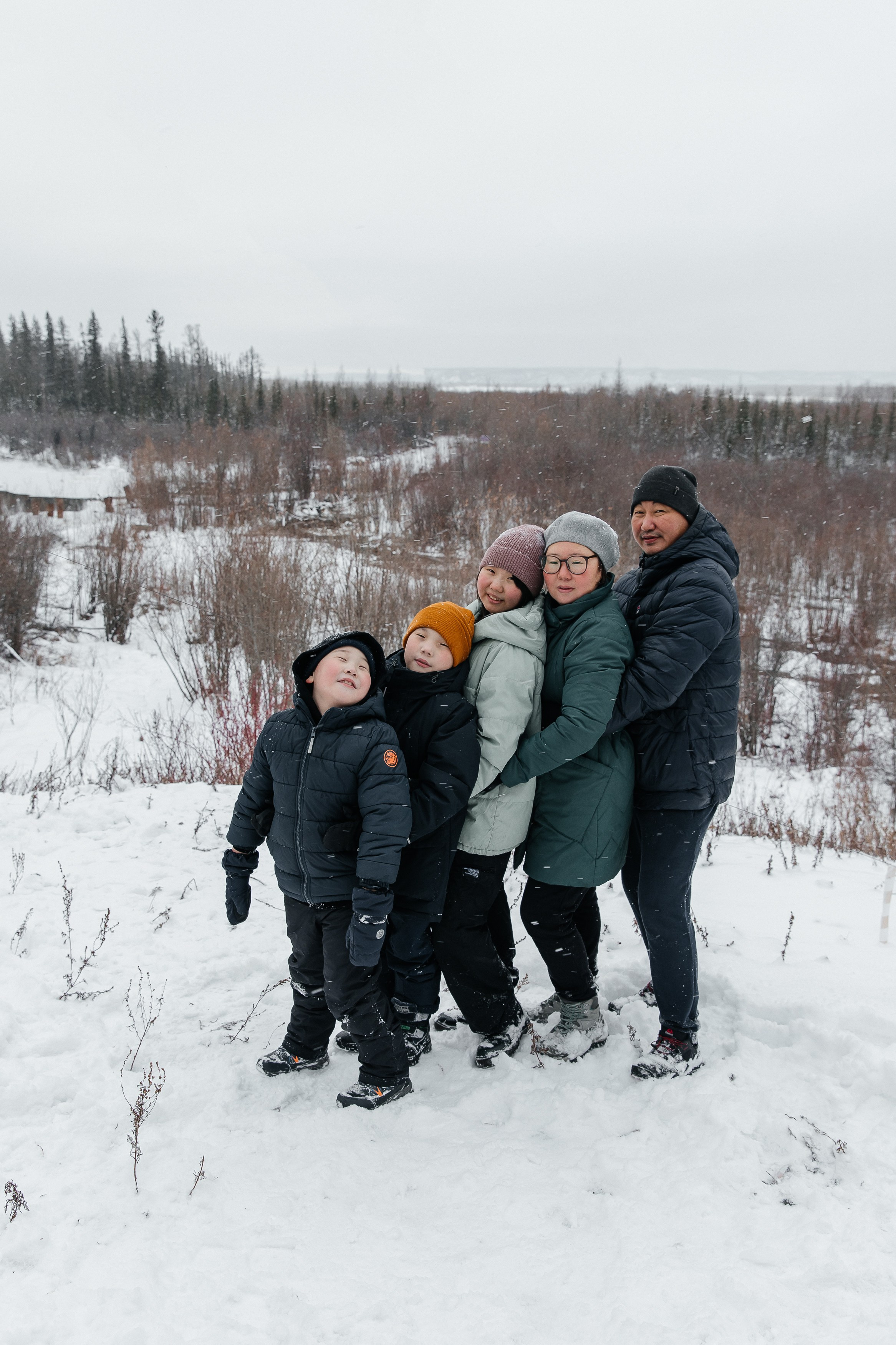 Степановы. Воронистая Анастасия. Фотограф Якутия, Томпонский район