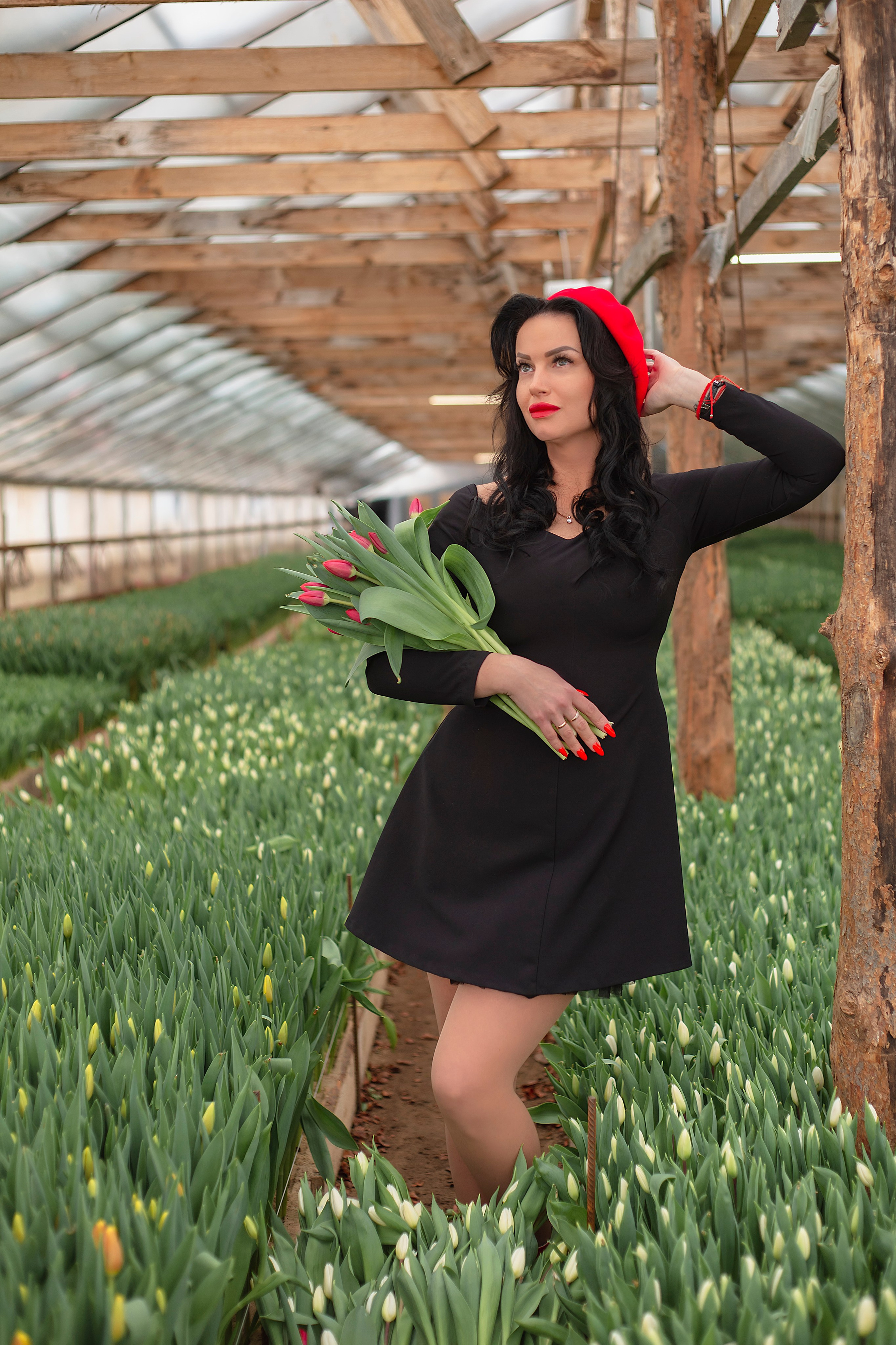 Фотодень в теплице с тюльпанами. Фотограф Ольга Бобб Нижний Новгород