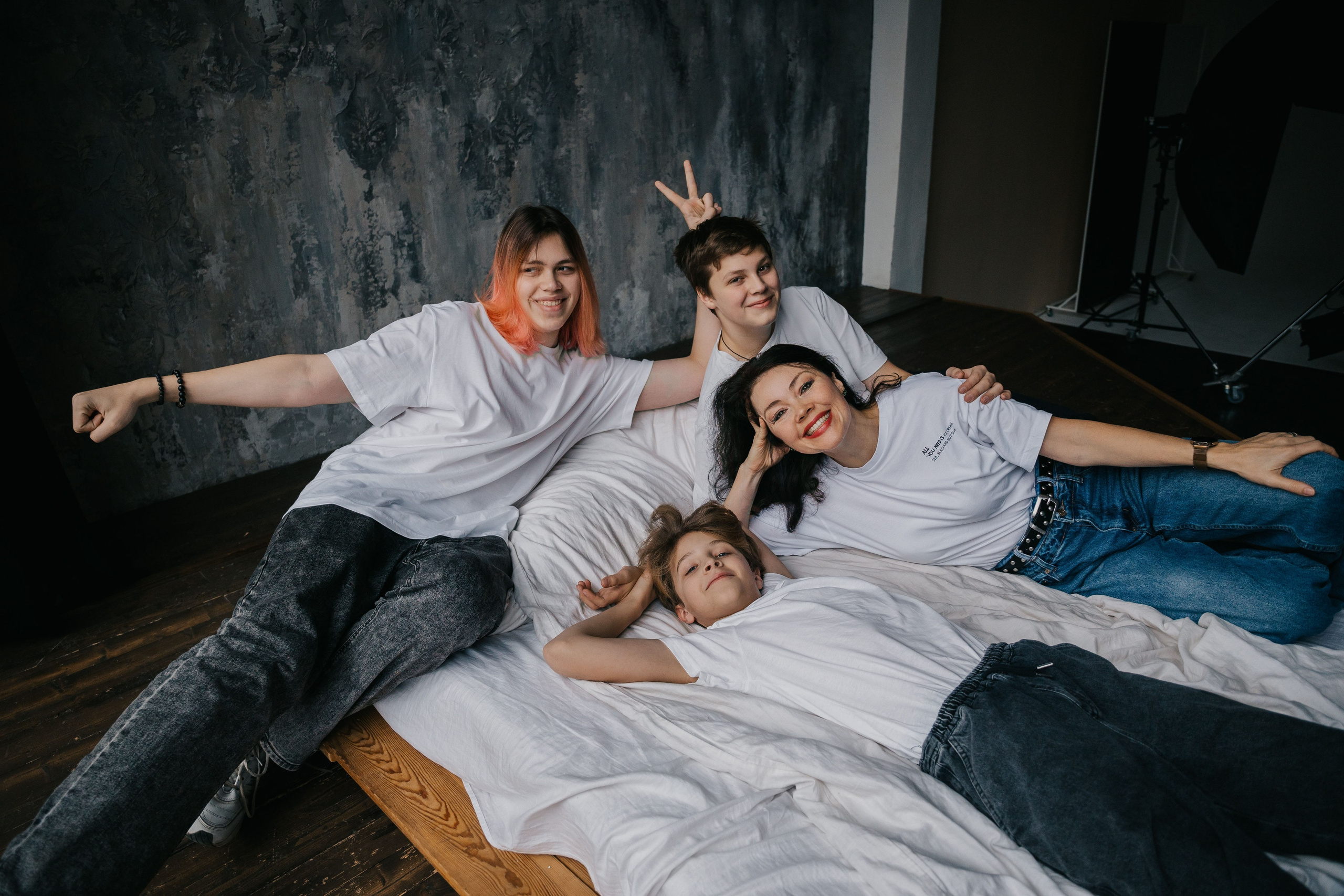 Ольга и её семья. Фотограф Харитонова Наталья