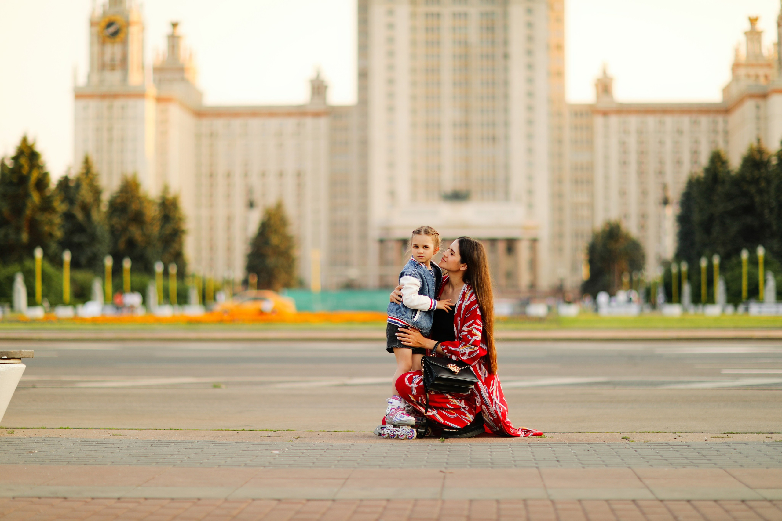 Знойное лето в Москве (Семейная фотопрогулка). Семейный и детский фотограф Москва