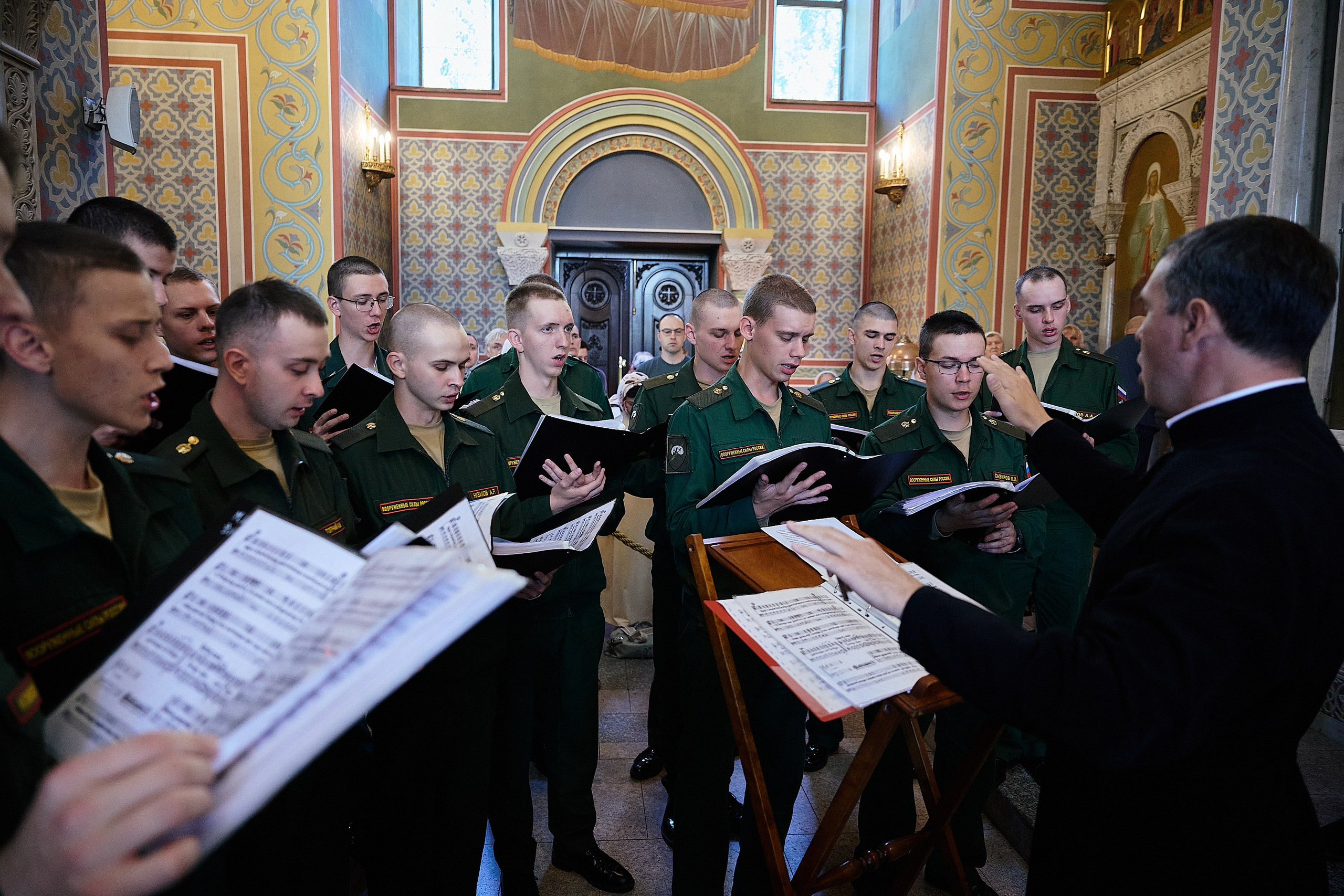 Престольный праздник в храме преподобного Сергия Радонежского в Солнцево. Фотограф Елена Думби