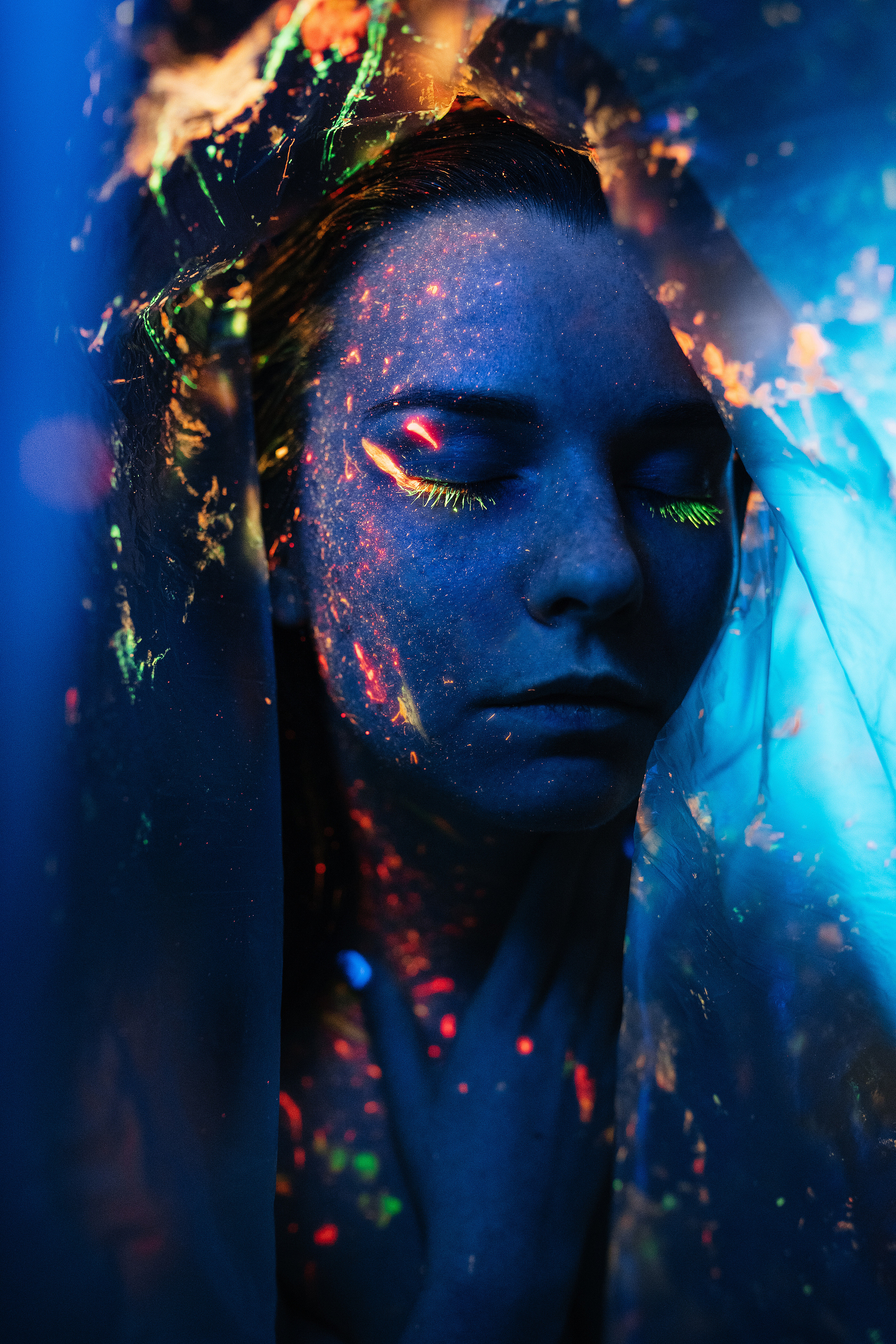 Съемки со светящимися красками. Свадебный, семейный фотограф в Рязани Лена Брант