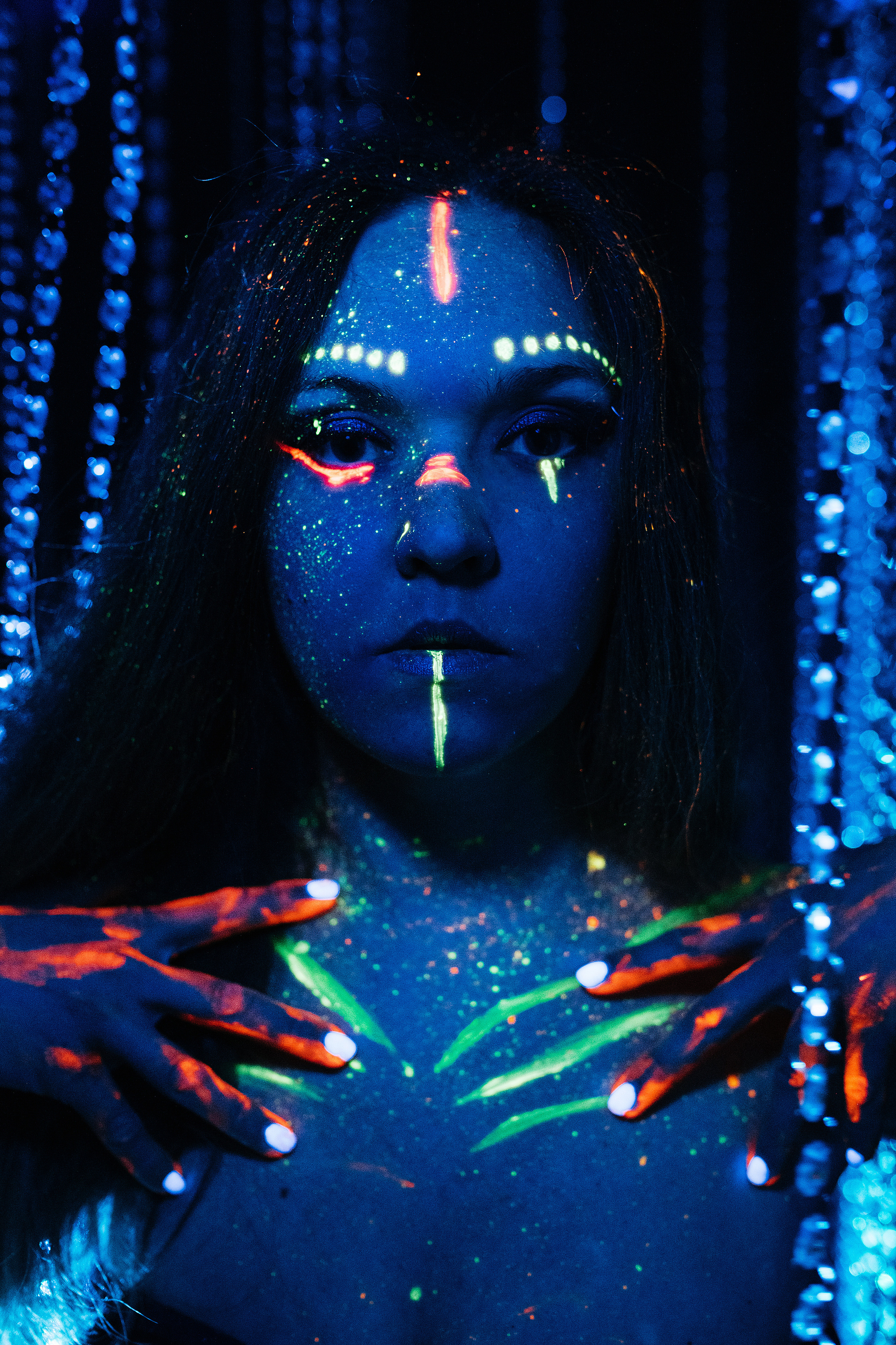 Съемки со светящимися красками. Свадебный, семейный фотограф в Рязани Лена Брант