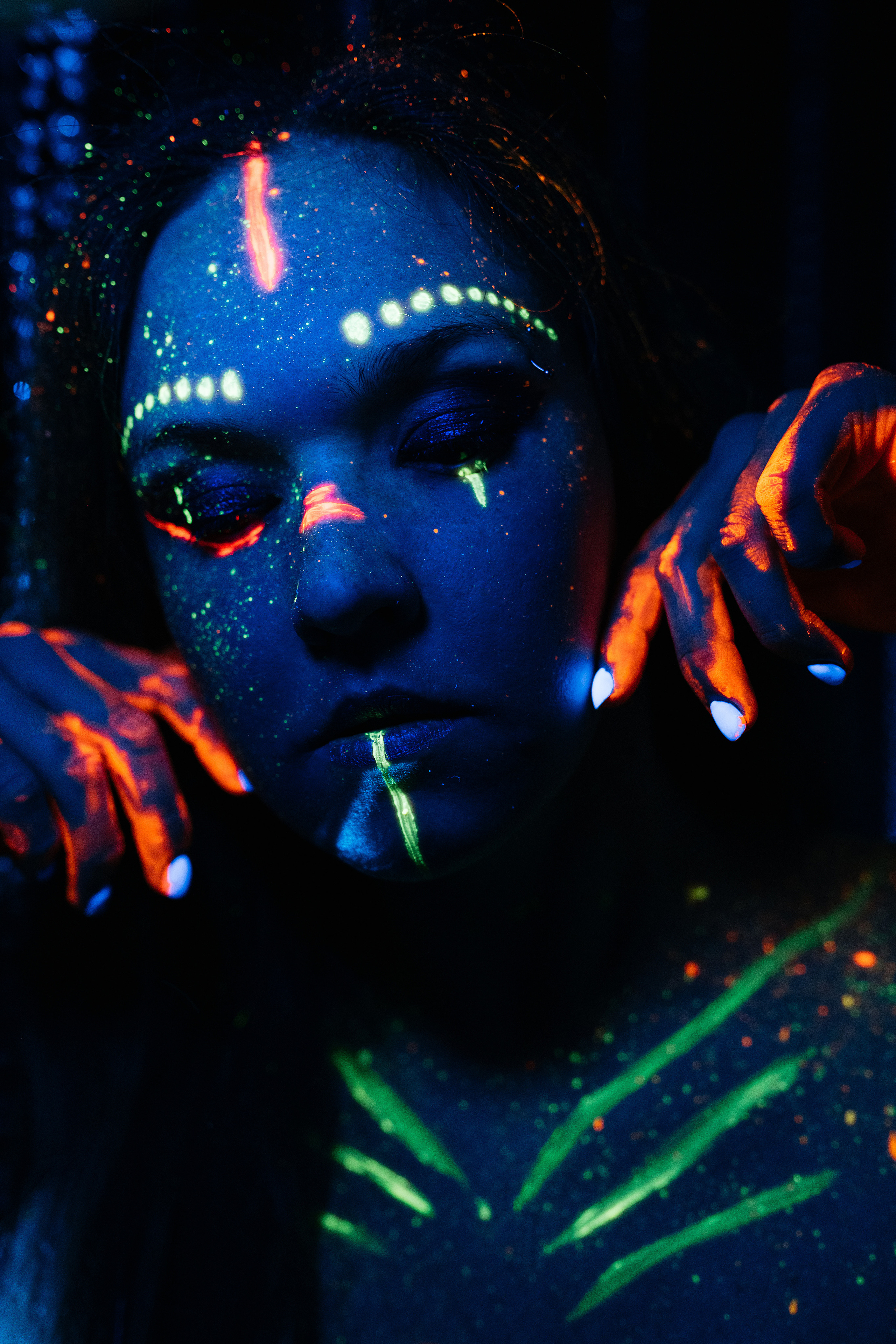 Съемки со светящимися красками. Свадебный, семейный фотограф в Рязани Лена Брант