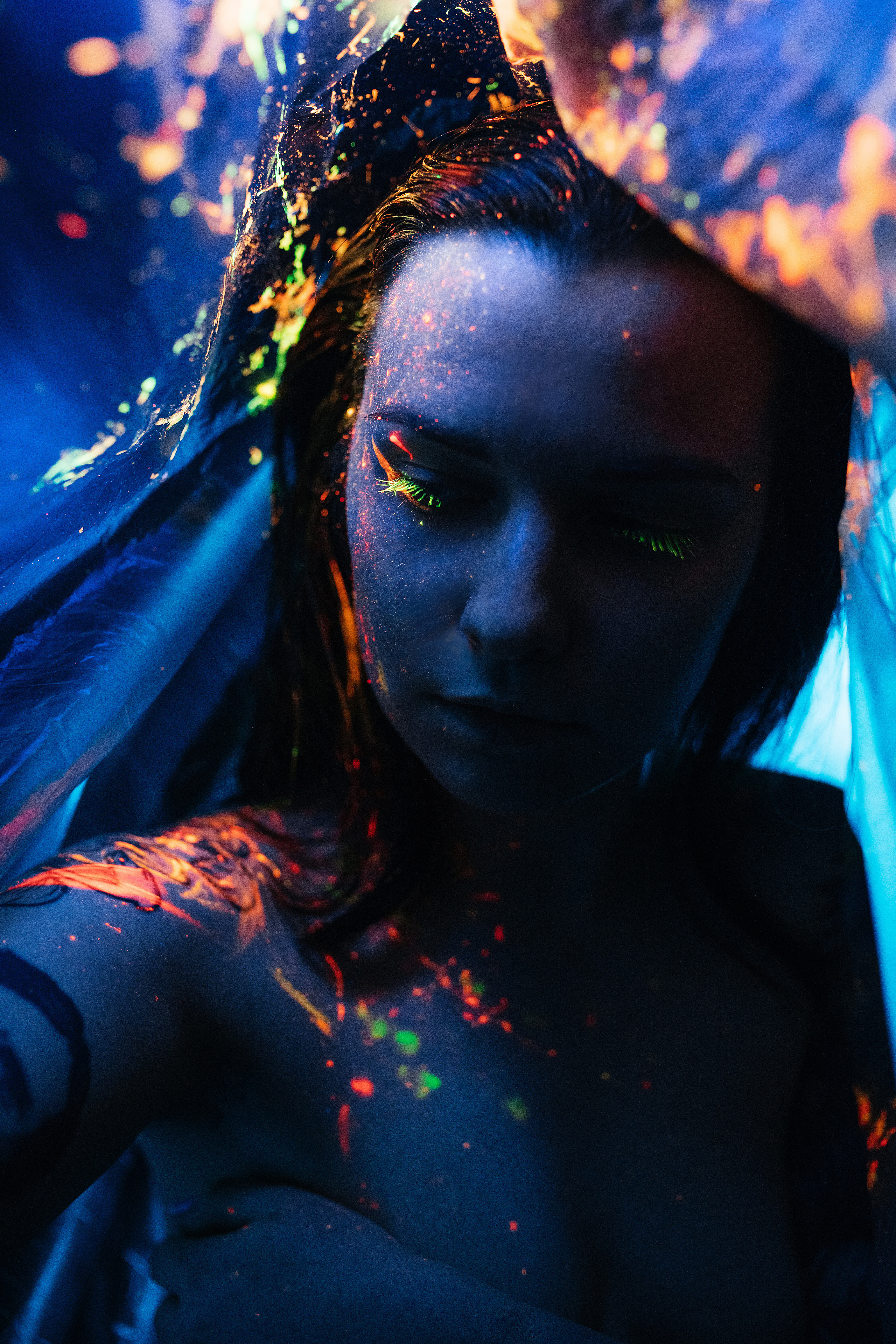 Съемки со светящимися красками. Свадебный, семейный фотограф в Рязани Лена Брант