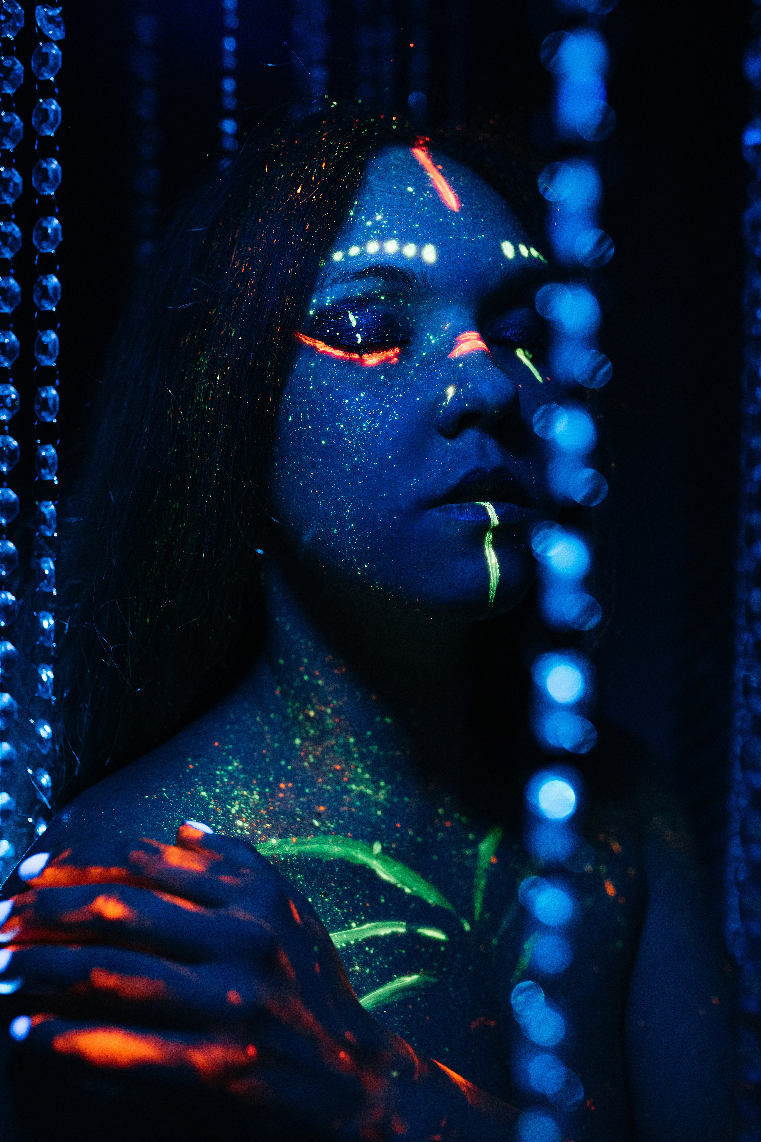 Съемки со светящимися красками. Свадебный, семейный фотограф в Рязани Лена Брант