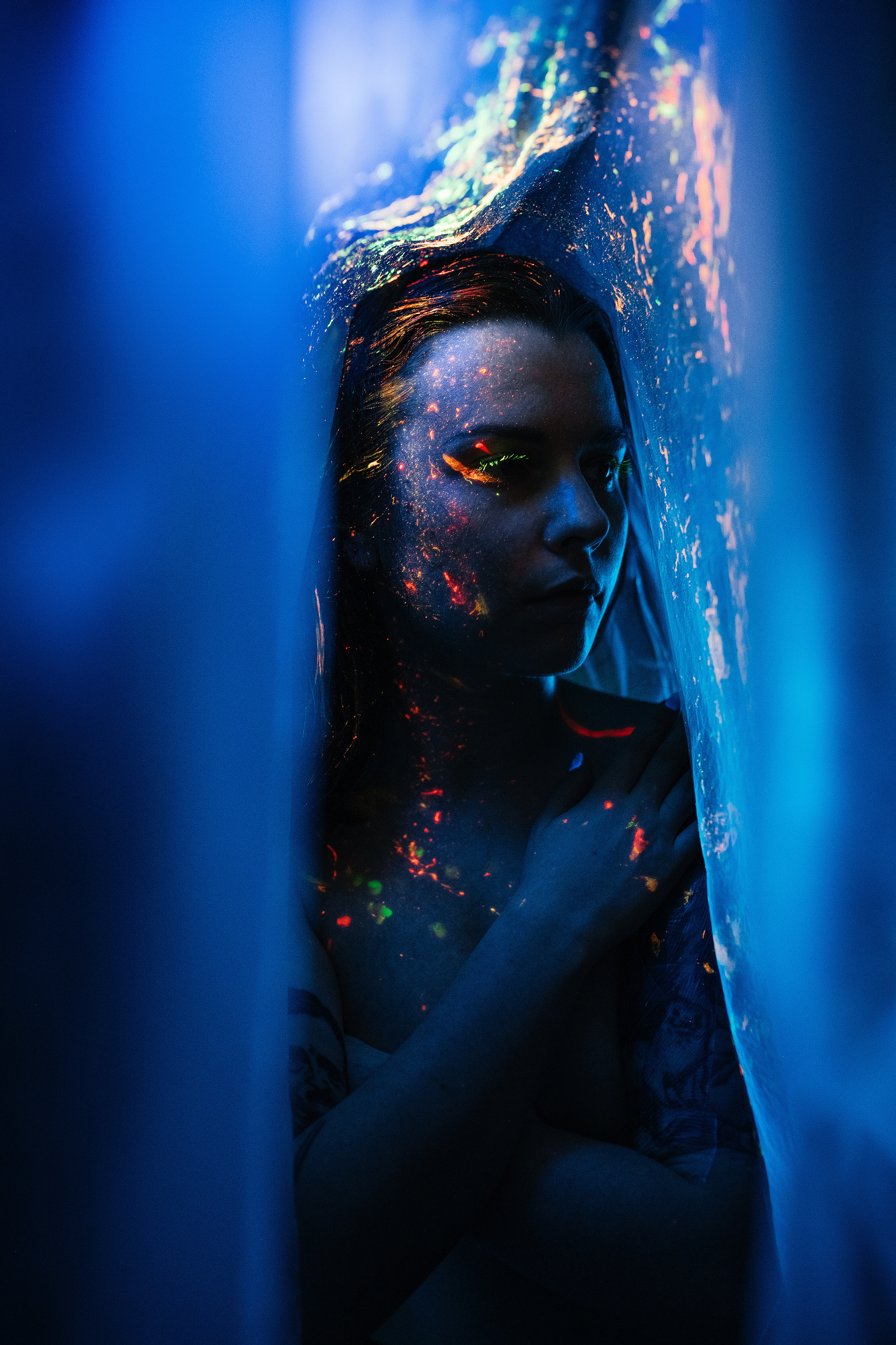 Съемки со светящимися красками. Свадебный, семейный фотограф в Рязани Лена Брант