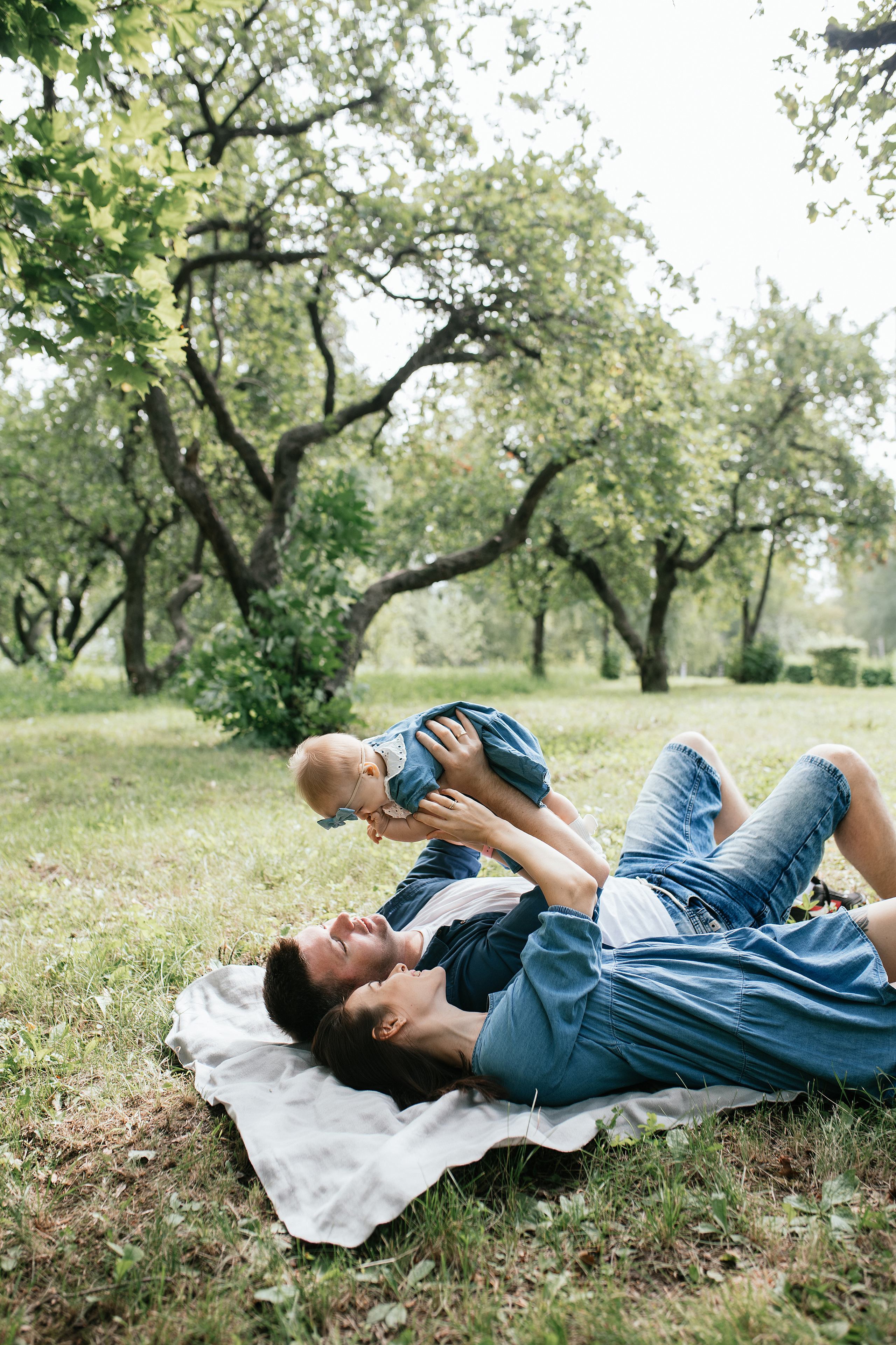 Семейная съемка в мемориальном парке. Свадебный, семейный фотограф в Рязани Лена Брант
