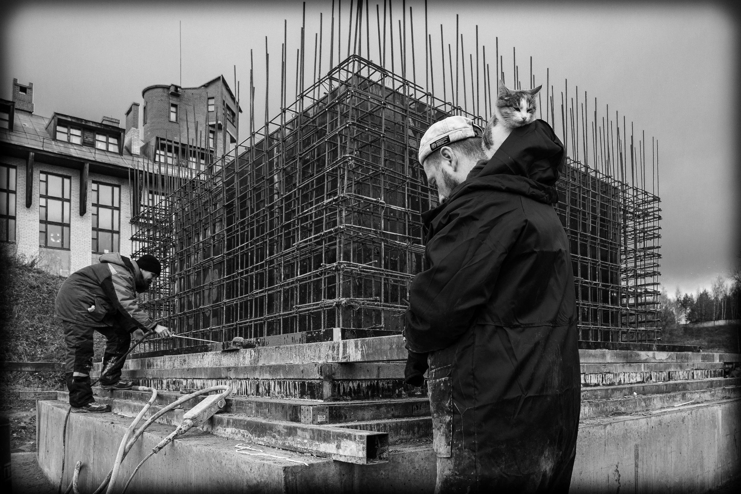 Строительство Ступы в Яхроме. Фотография, как она есть