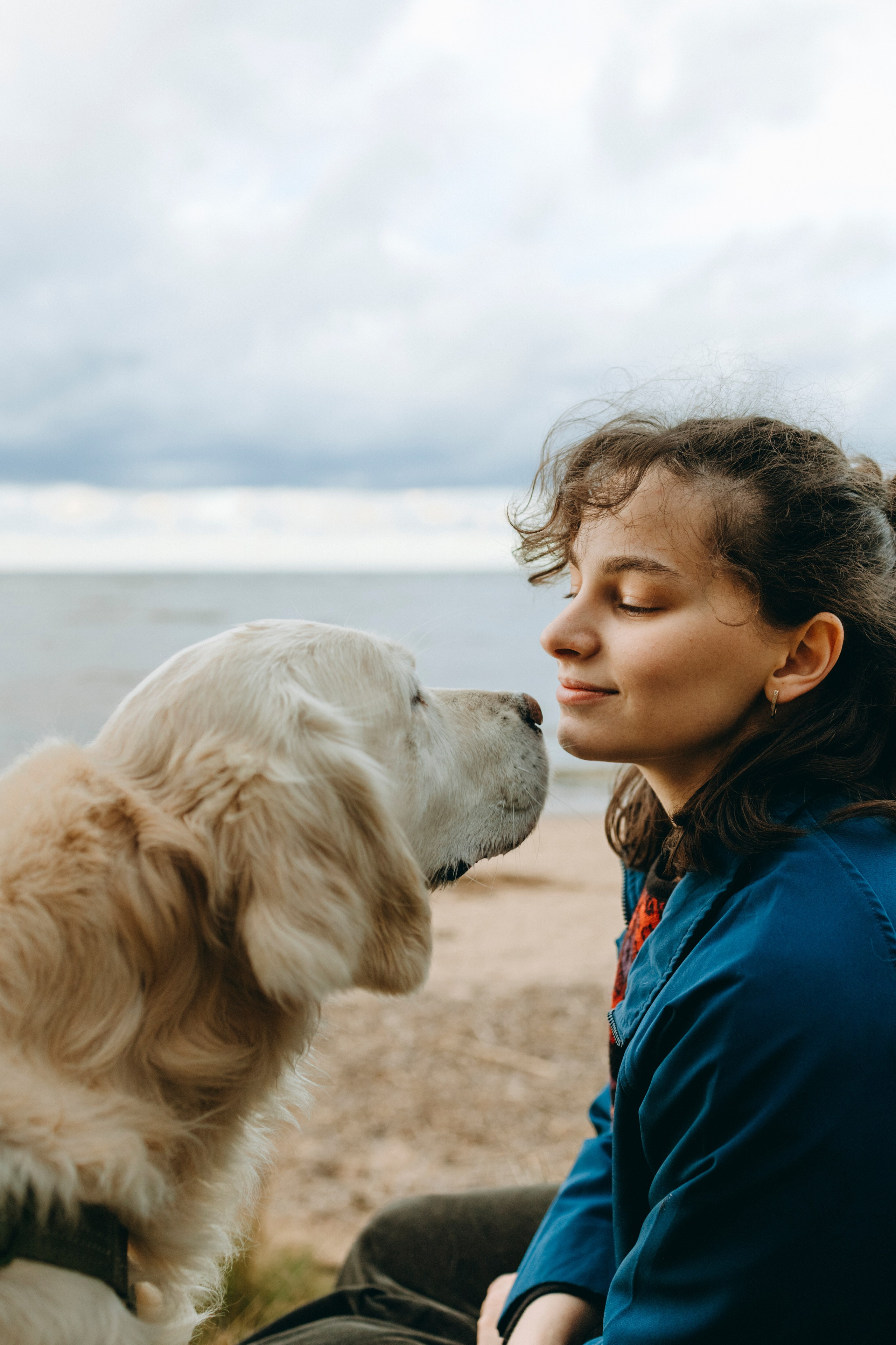 Прогулка Насти с Арчи и Арагоном. Фотограф-анималист в Санкт-Петеребурге Титова Алиса