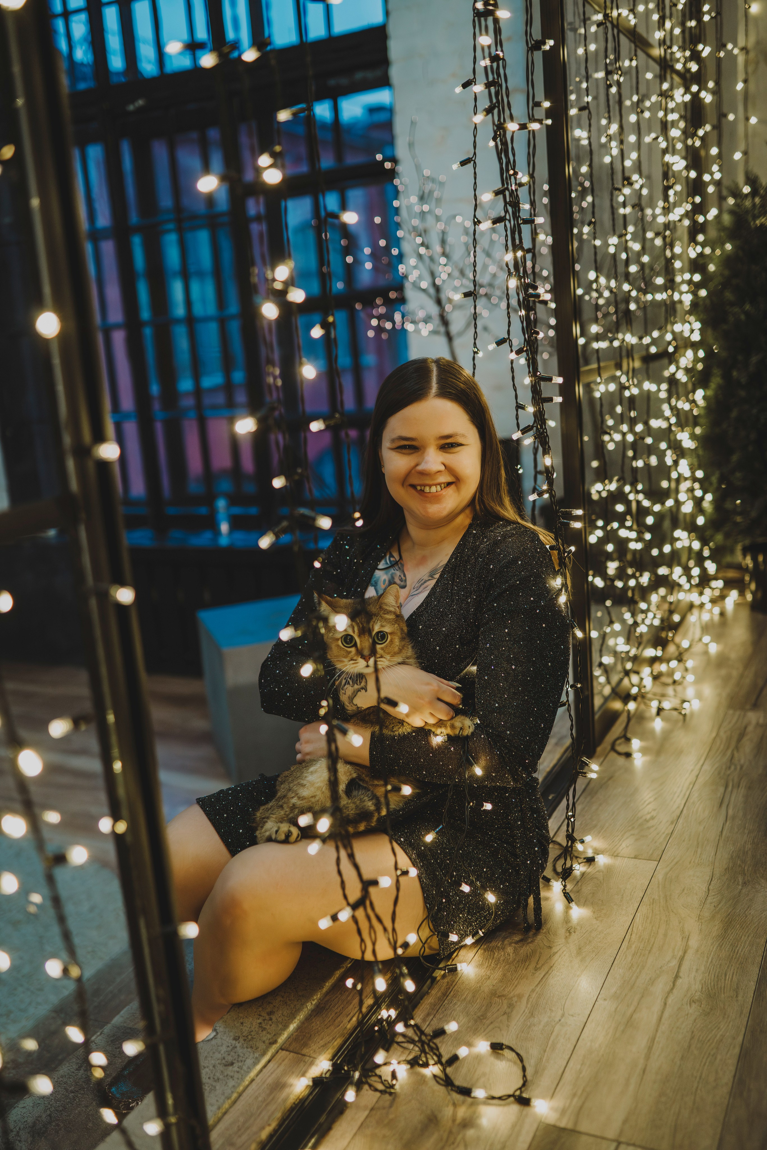 Аня, Андуин и Тесс. Фотограф анималист в Спб недорого Олеся Майорова