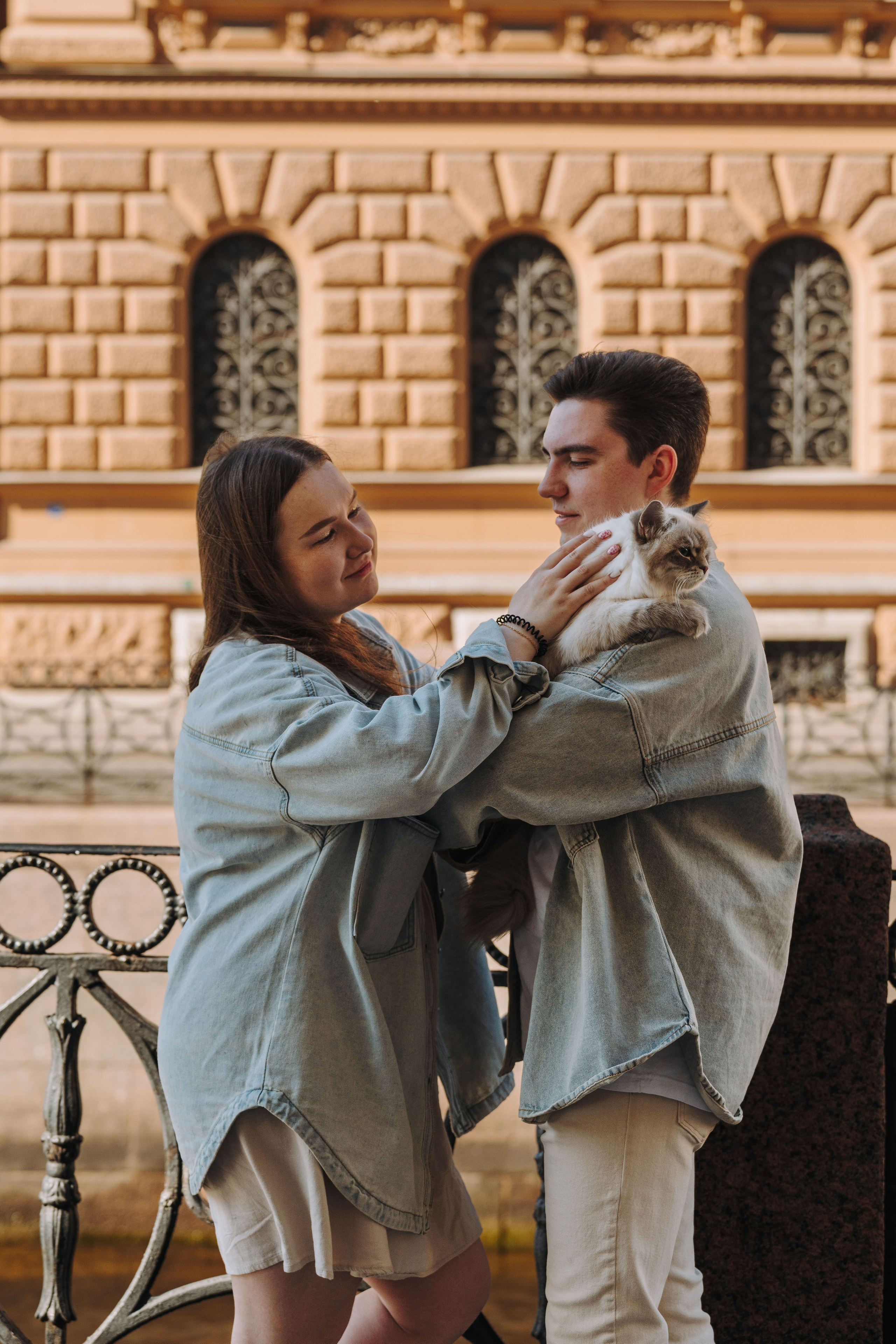 Сильвия, Полина и Никита. Фотограф анималист в Спб недорого Олеся Майорова