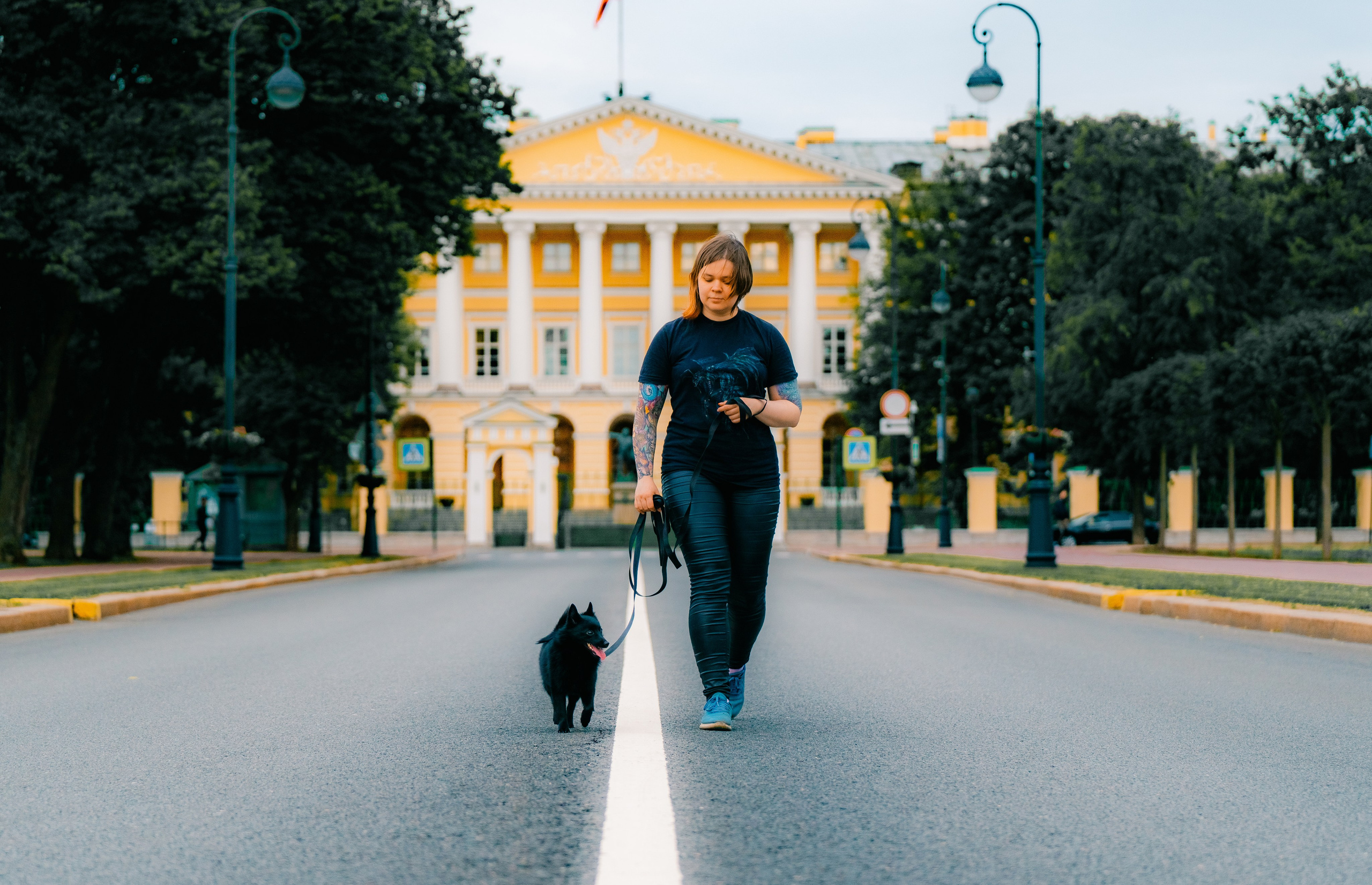 Аня и Тесс. Фотограф анималист в Спб недорого Олеся Майорова