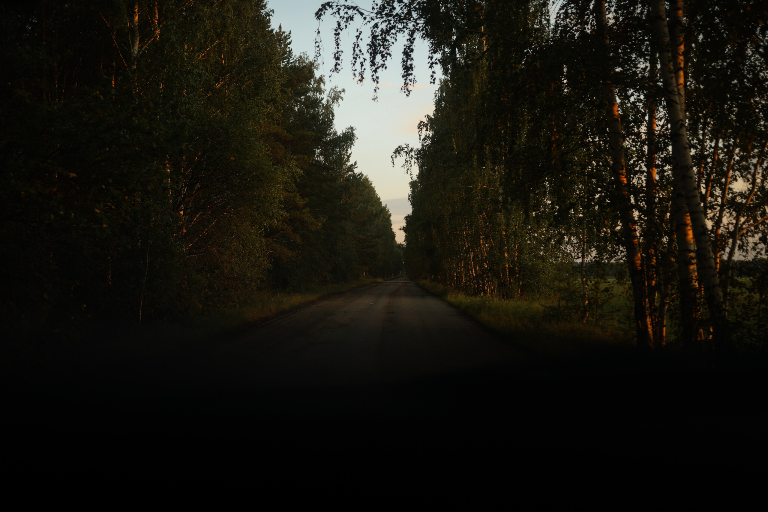 Поздний закат