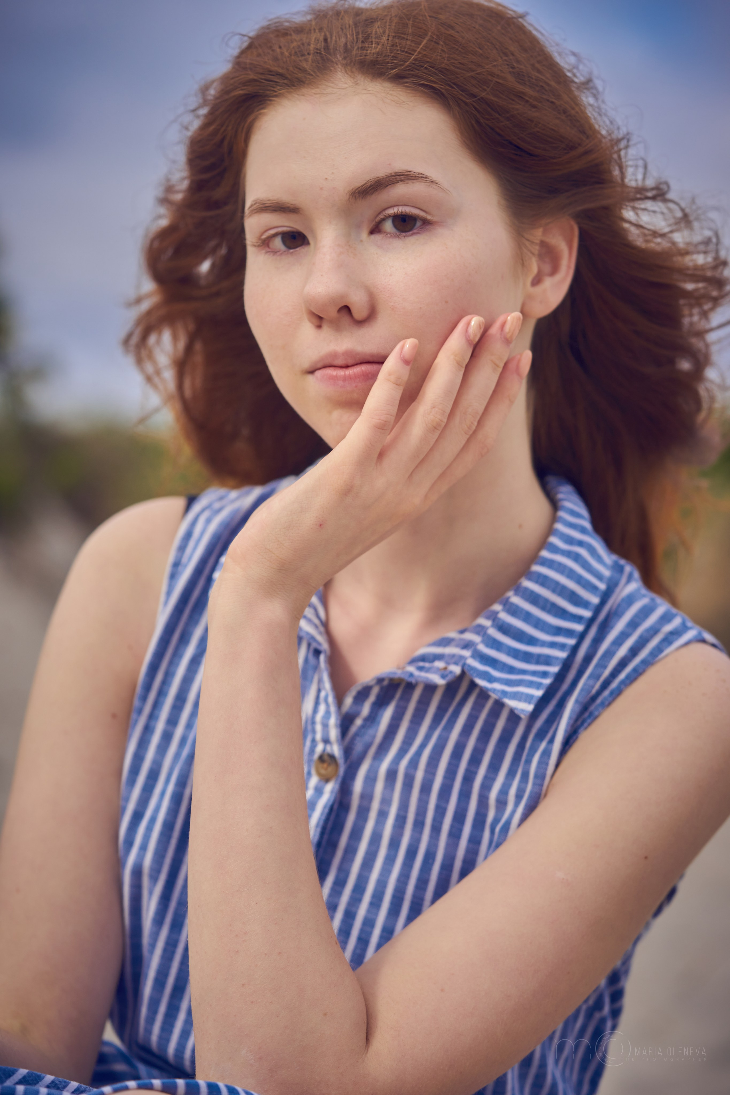 Полина и море. Фотограф Мария Оленева