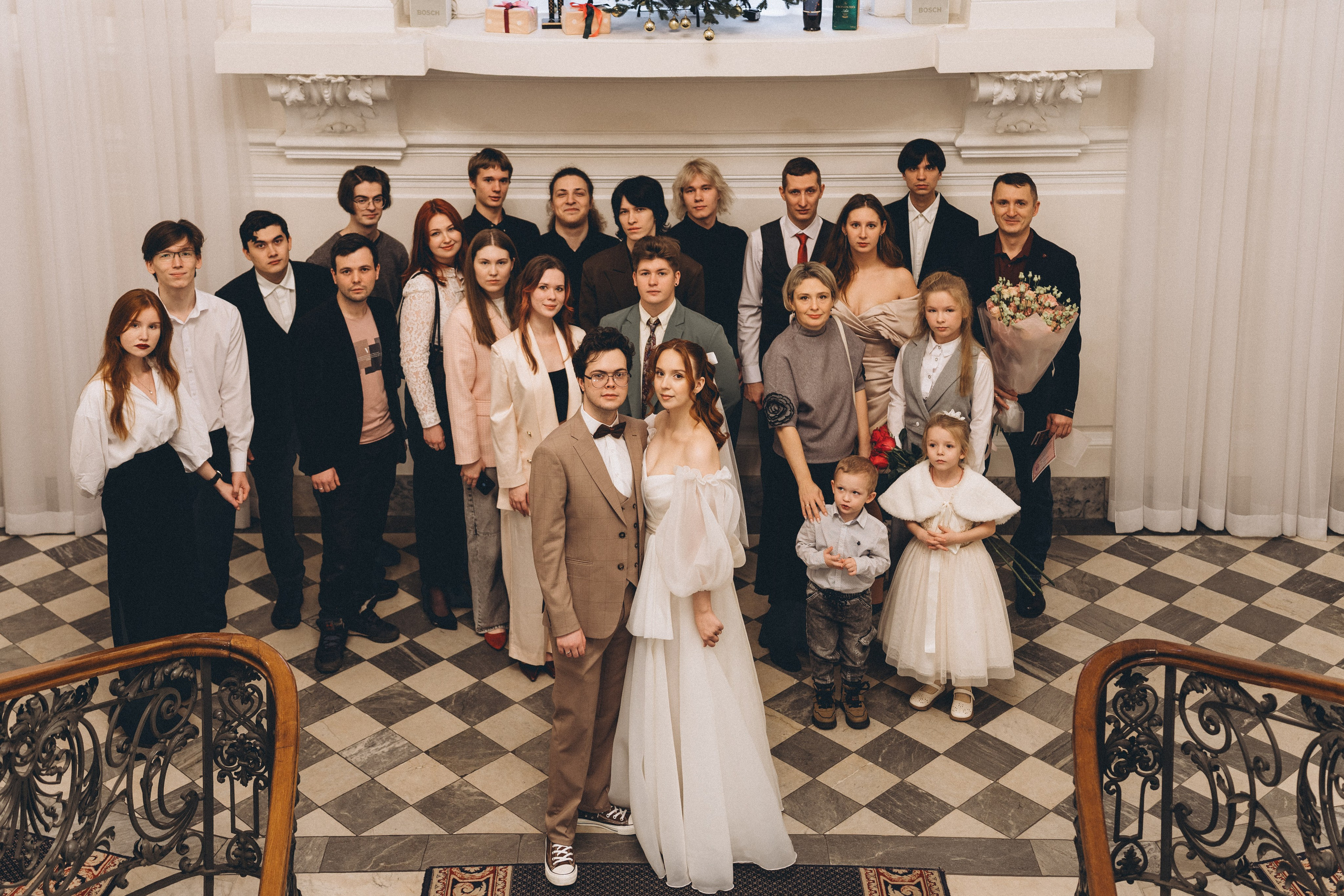 СВАДЕБНАЯ СЬЕМКА ВО ВТОРОМ ДВОРЦЕ С ГОСТЯМИ И ПРОГУЛКА В ТАВРИЧЕСКОМ САДУ. Профессиональный фотограф, Санкт-Петербург — Виктория Богомолова