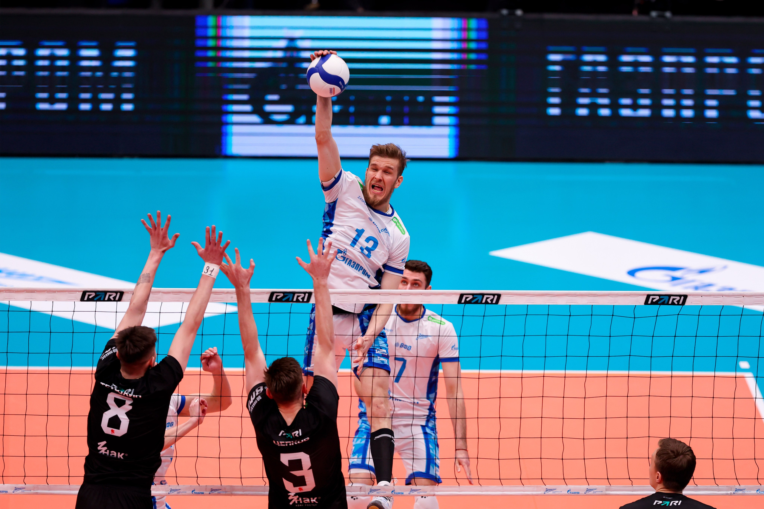 ВК Зенит — ВК Белогорье 08.04.2025. Спортивный и репортажный фотограф Антон Тереханов