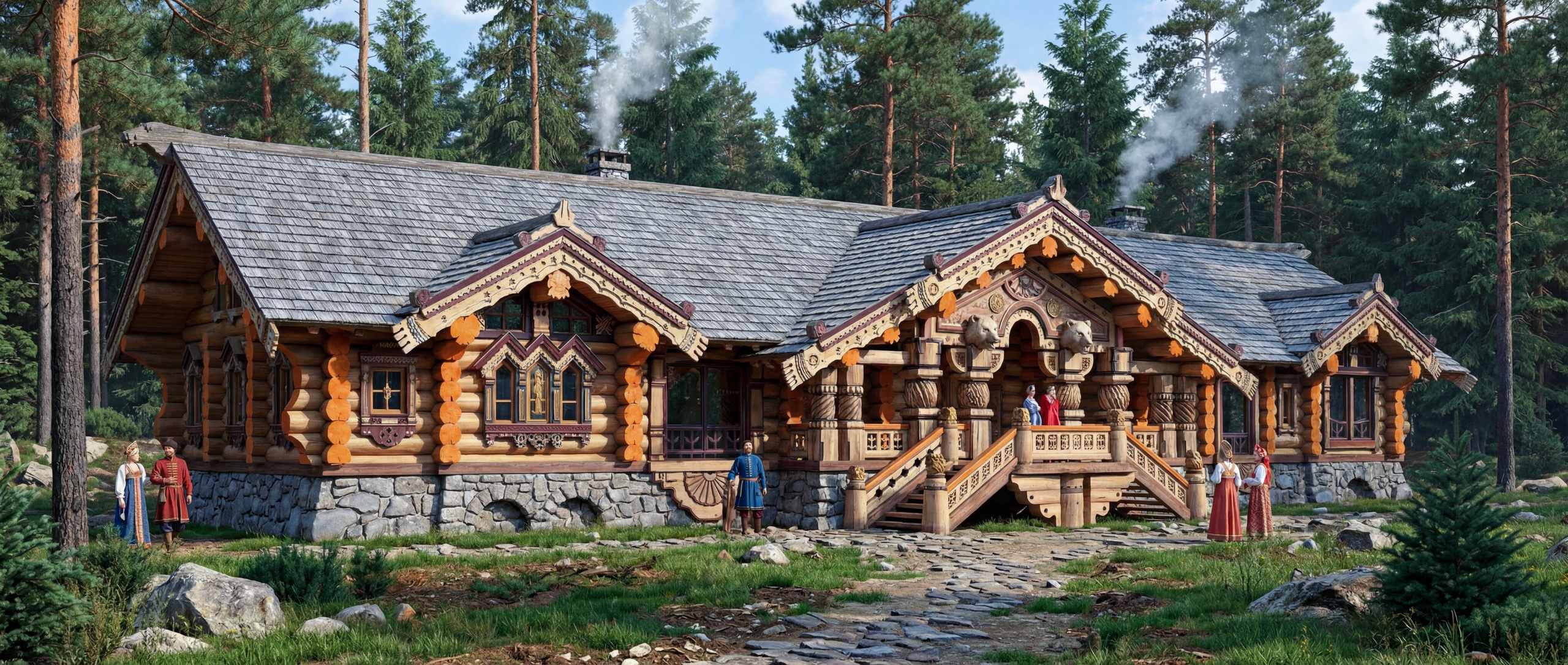 Царская баня, 500 м². Архитектор Касаткин и Партнёры