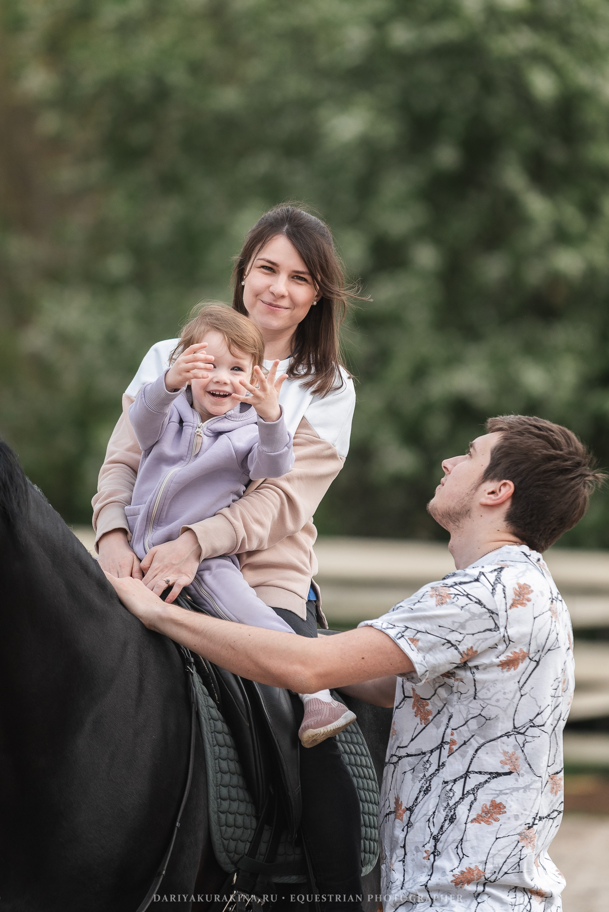 Ира, Боря и Ника с Кливом, HORSIO. Конный фотограф Куракина Дарья • Фотосессии с лошадьми
