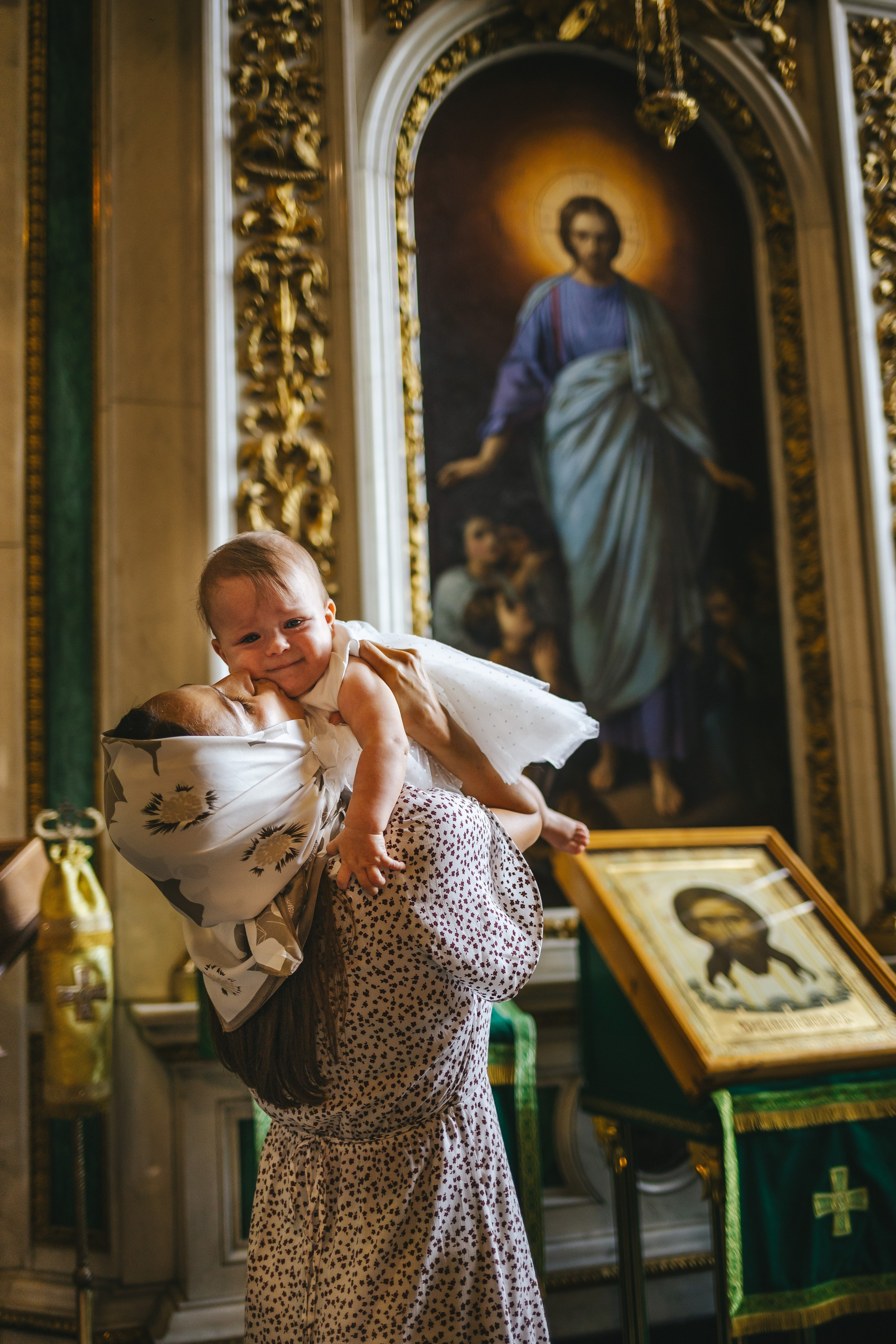 Крещение Миры. Семейный lifestyle фотограф в Санкт-Петербурге Людмила Пахомова