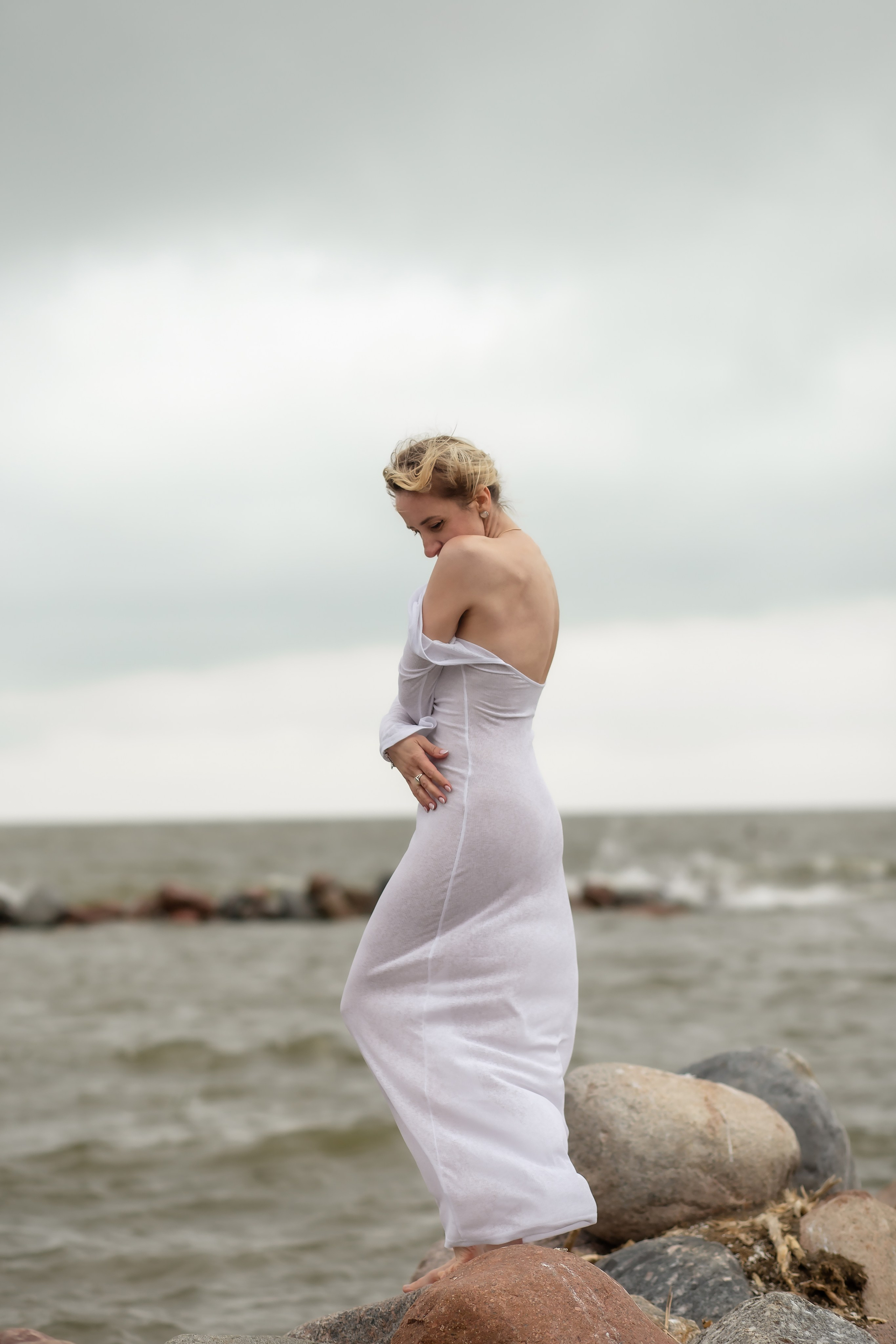 Катя. Маяк в Заливино. Фотограф в Калининграде Решетникова Алина