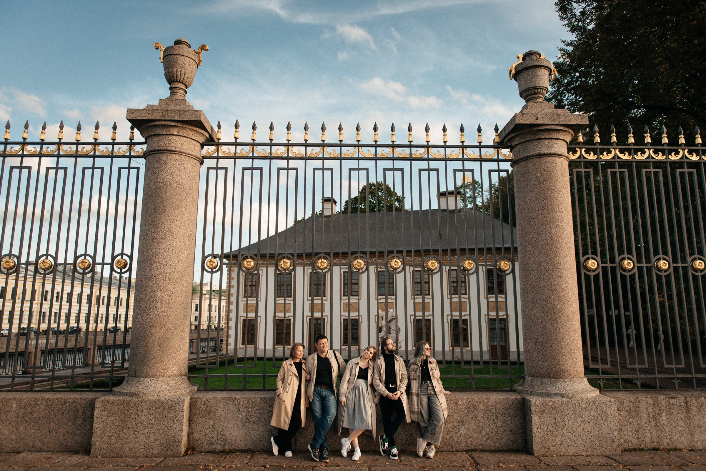 семейная фотосессия на улице