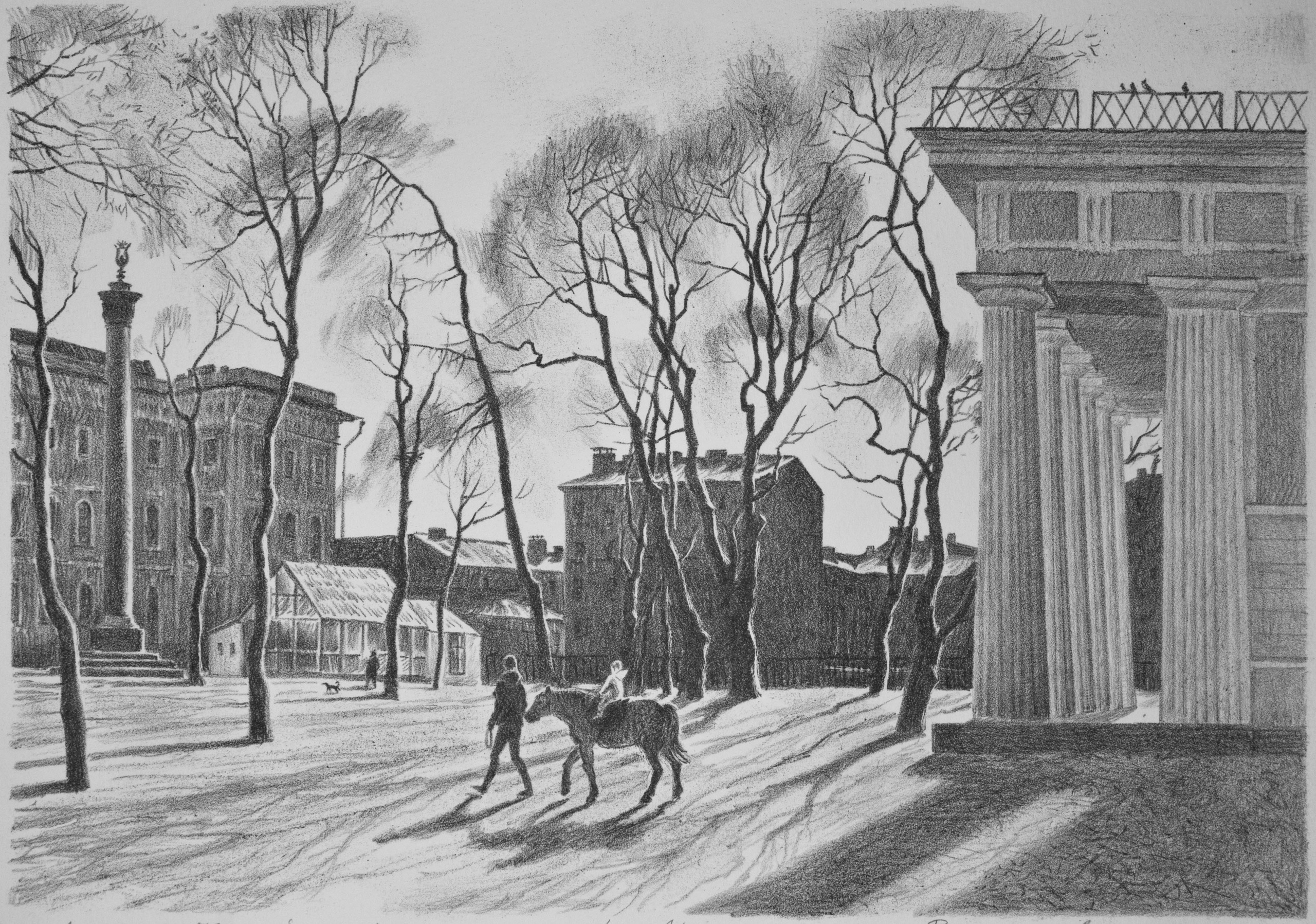 Васильевский остров. Альбом литографий. Ольга Васильева художник в Санкт-Петербурге