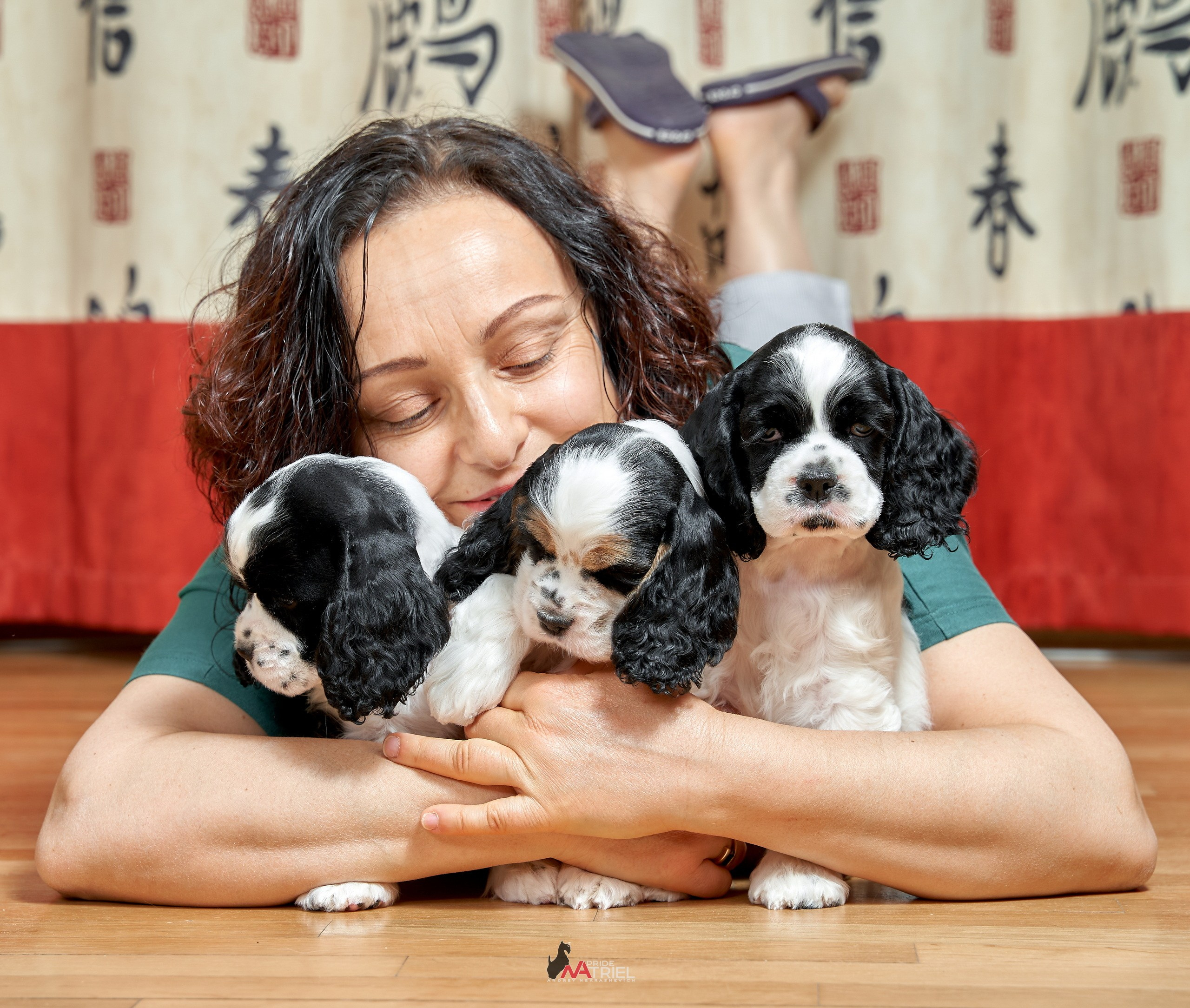 Щенки с людьми — галерея NATRIEL