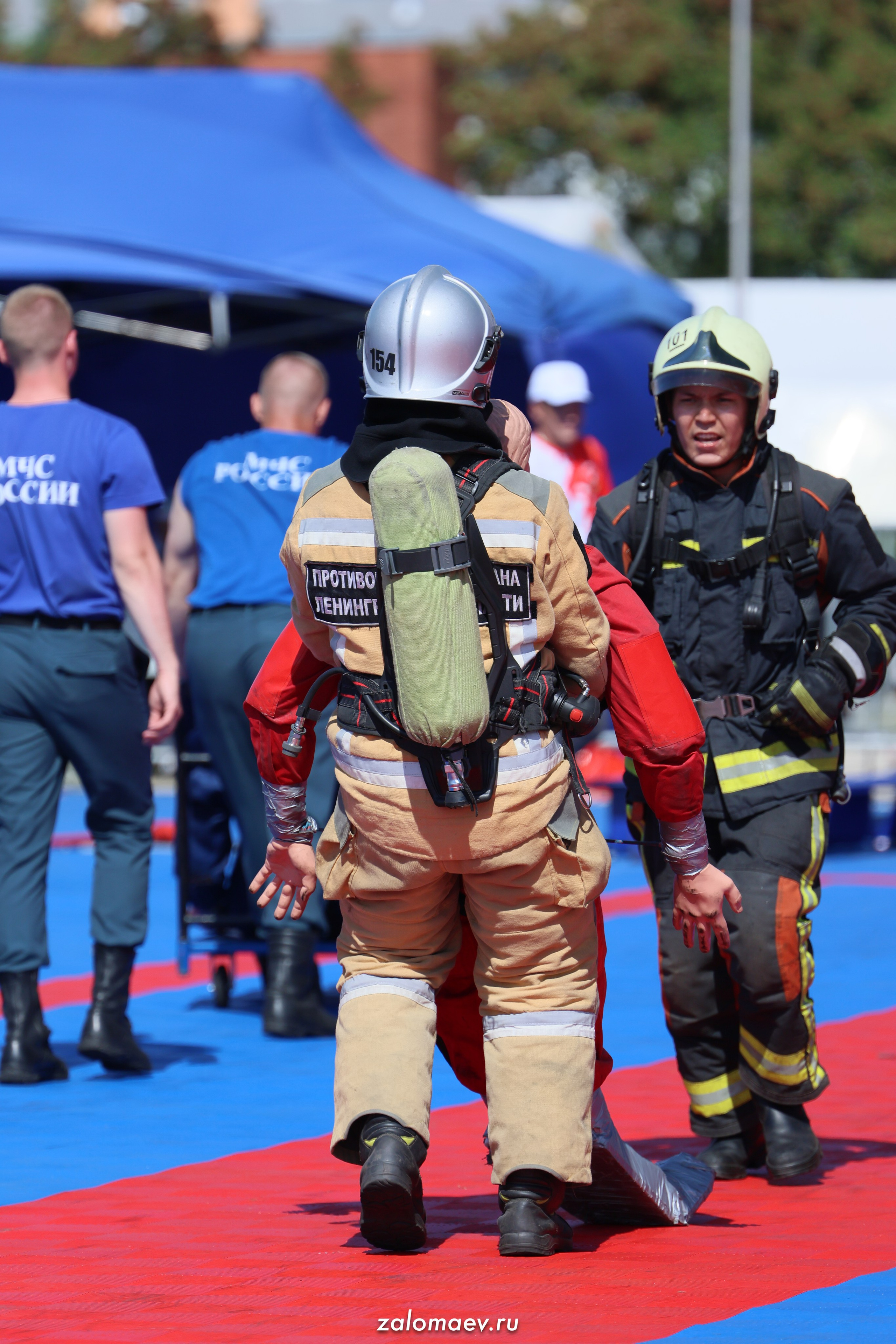 Сильнейший пожарный. Фотограф Александр Заломаев