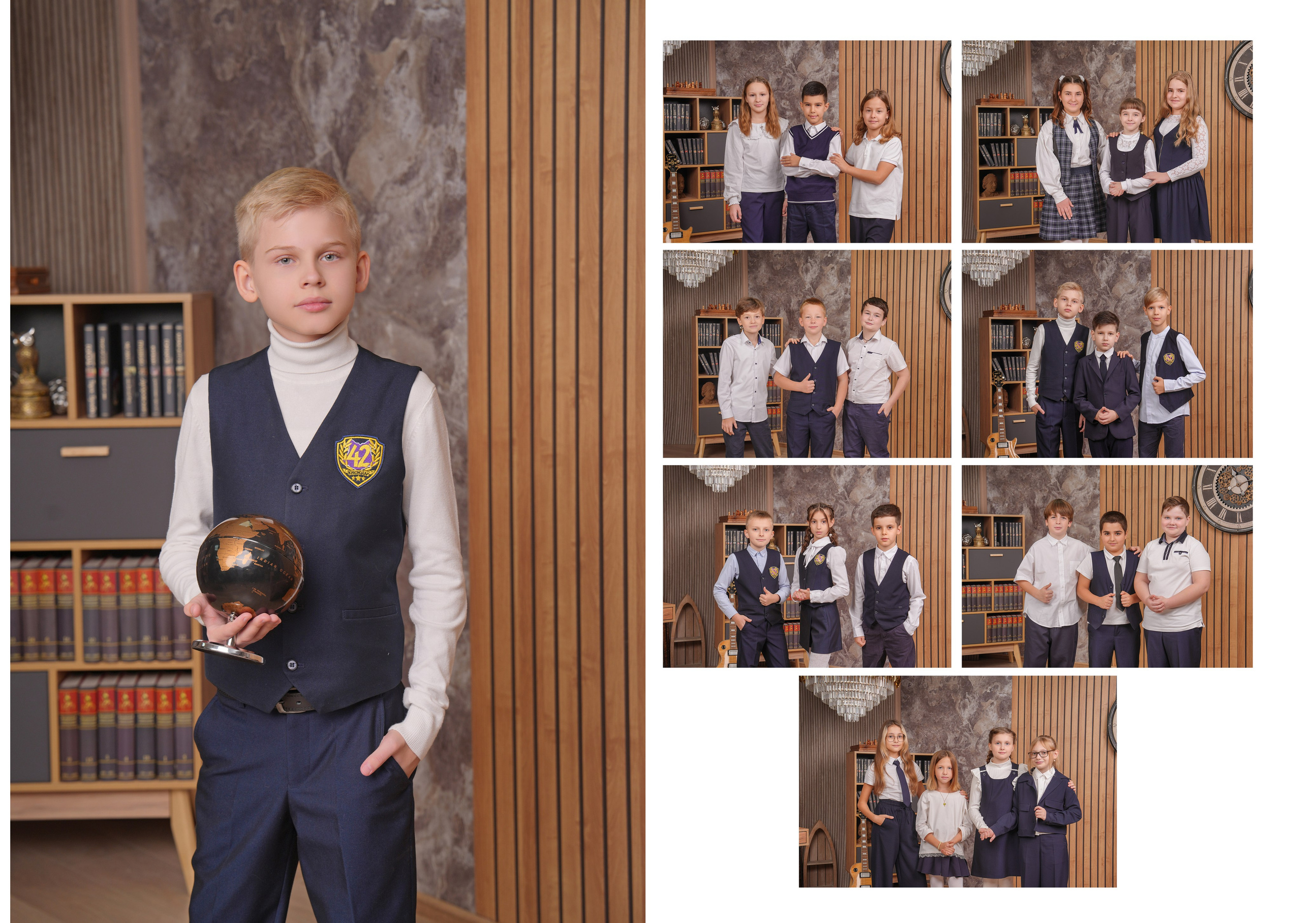 ШКОЛА 42 — 4 «Д» класс. Красивый выпускной альбом в Краснодаре