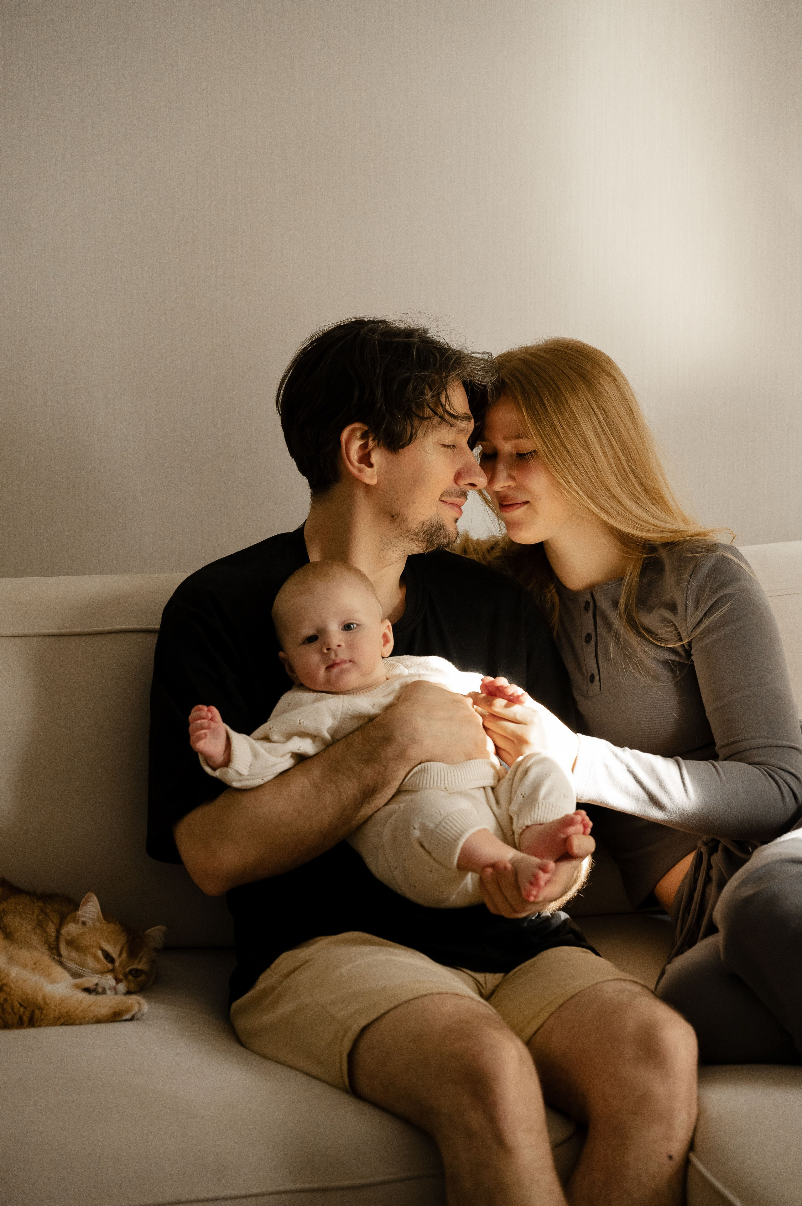Домашняя семейная съемка. Фотограф беременности и семьи, домашние съемки, Ньюборн