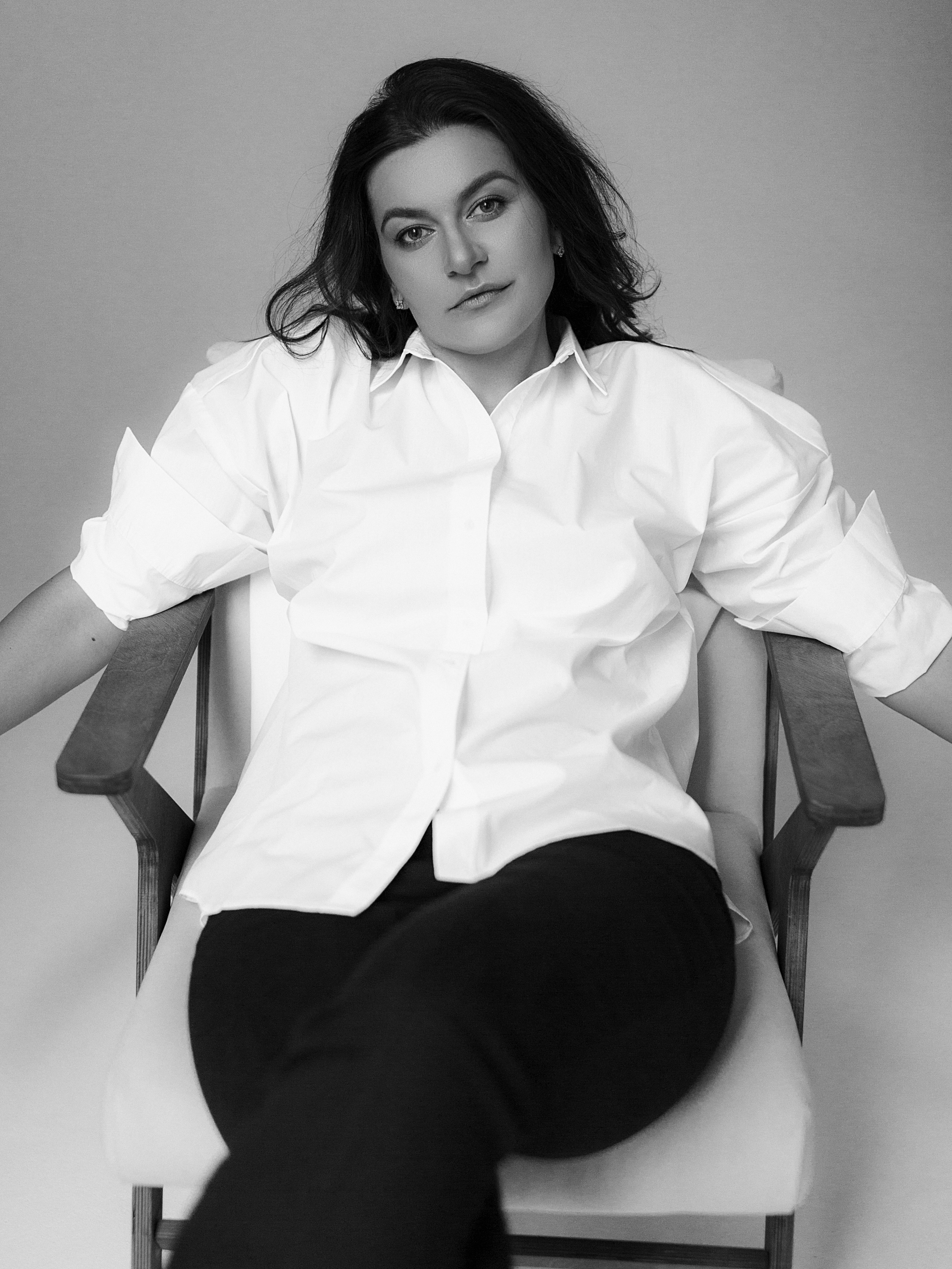 Фотосессия в черно белом стиле для женщины. Портретный фотограф в Москве и Нижнем Новгороде - Андрей Репин