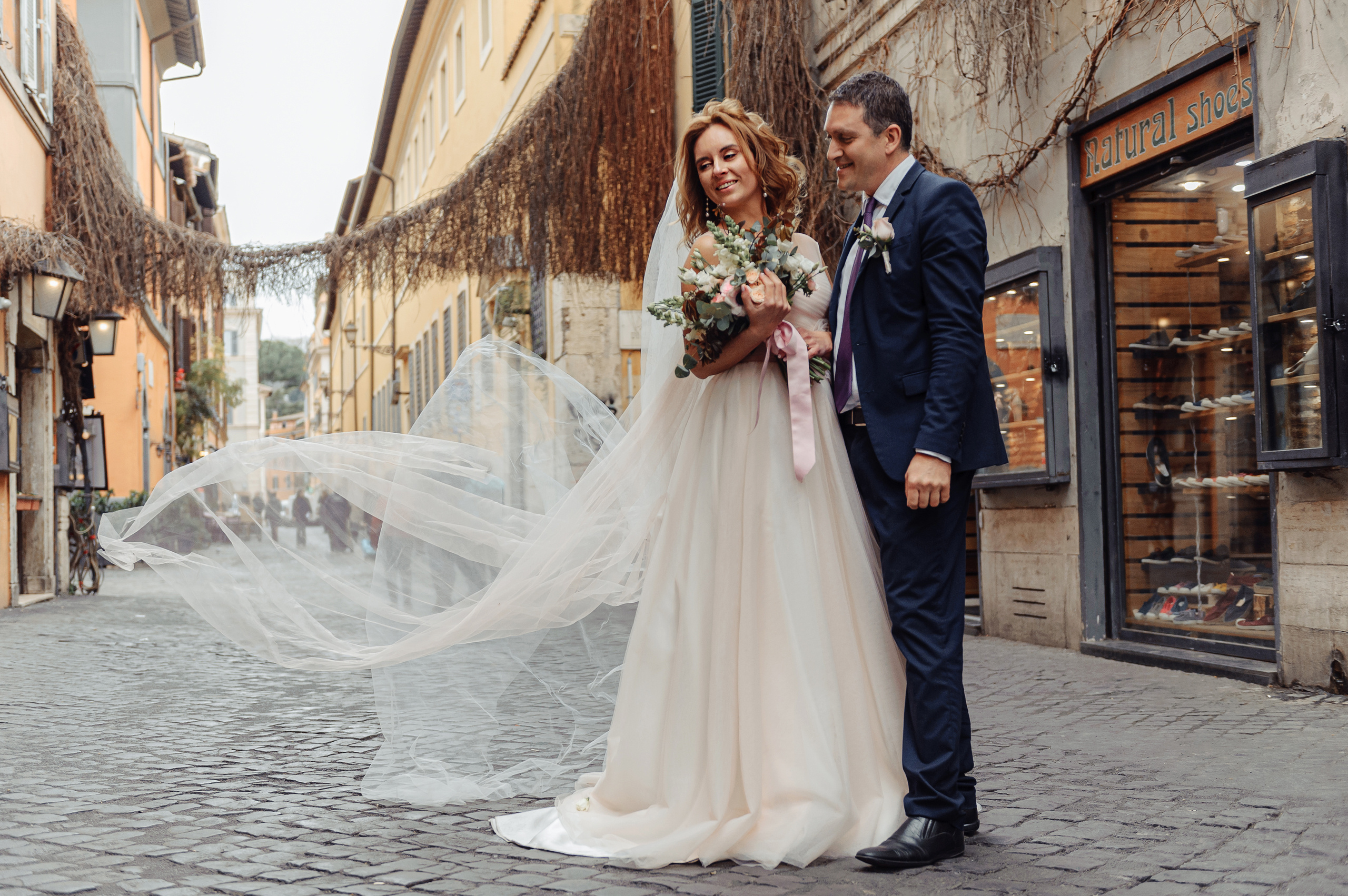 Вместе 30 лет. Годовщина свадьбы в Риме. Италия. Свадебный фотограф в Москве Ульяна Вишнякова