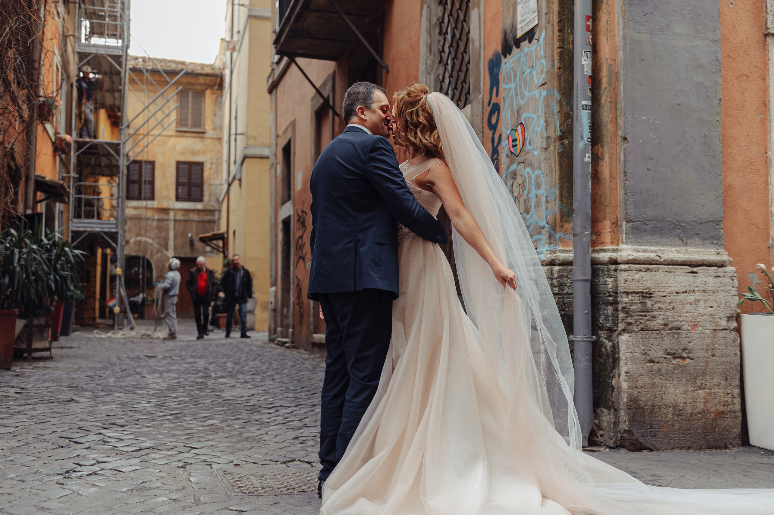 Вместе 30 лет. Годовщина свадьбы в Риме. Италия. Свадебный фотограф в Москве Ульяна Вишнякова