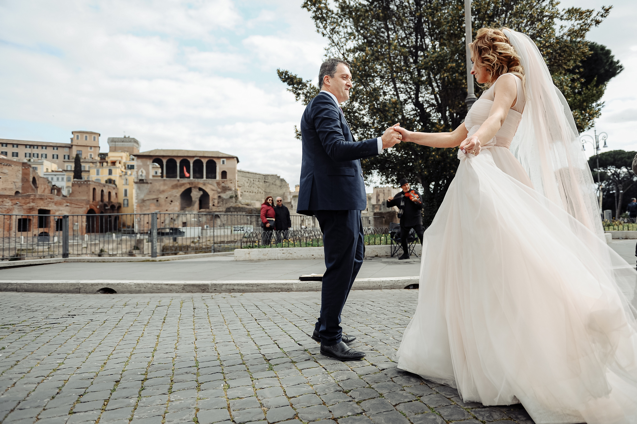 Вместе 30 лет. Годовщина свадьбы в Риме. Италия. Свадебный фотограф в Москве Ульяна Вишнякова