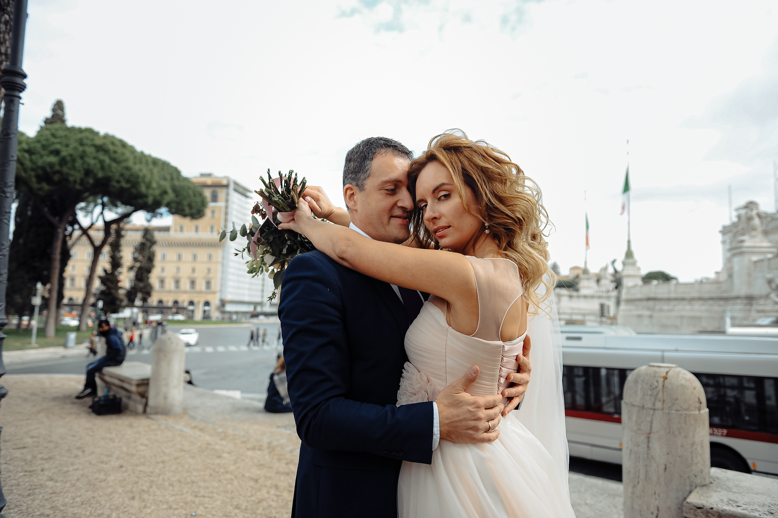Вместе 30 лет. Годовщина свадьбы в Риме. Италия. Свадебный фотограф в Москве Ульяна Вишнякова