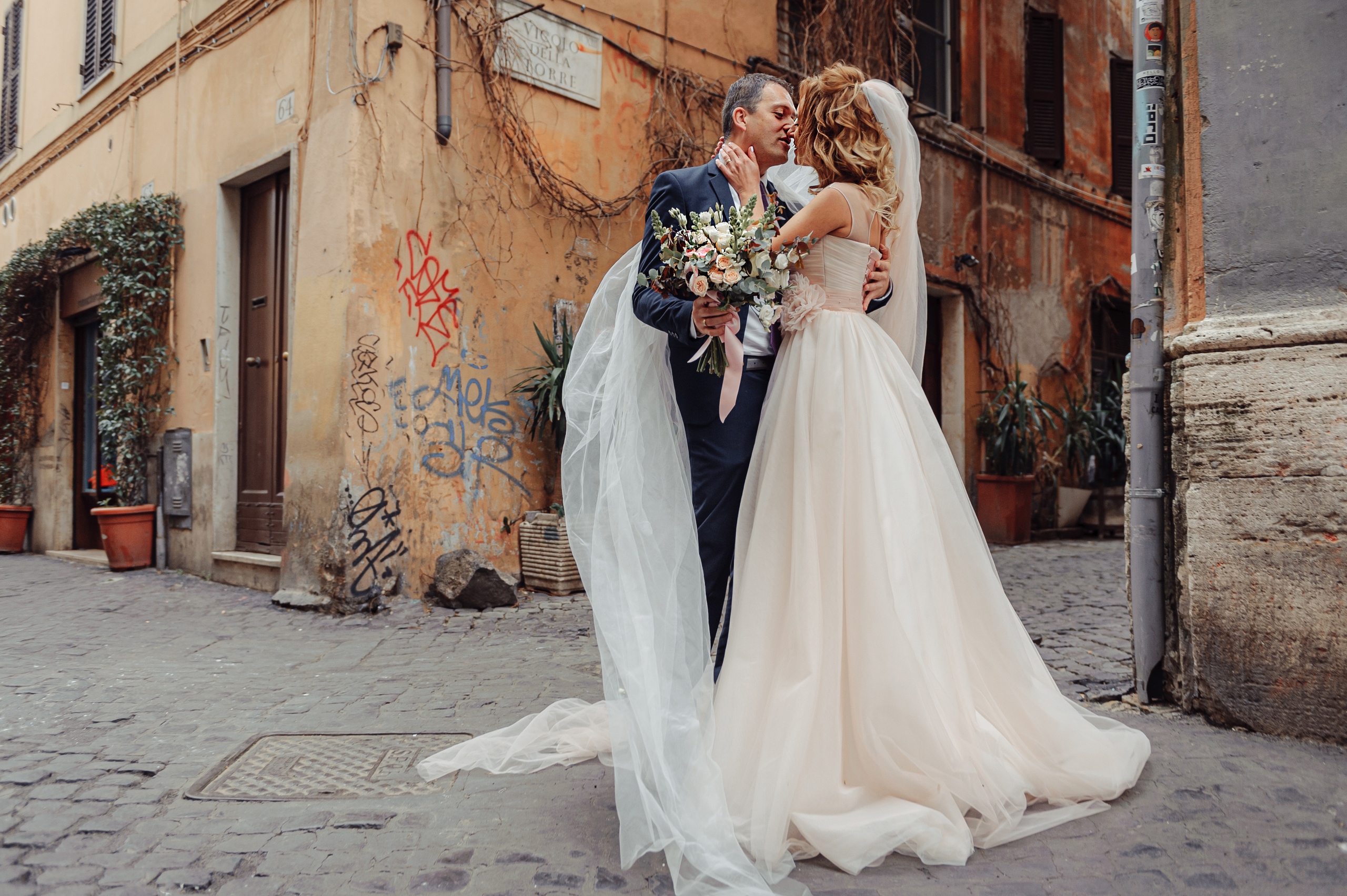 Вместе 30 лет. Годовщина свадьбы в Риме. Италия. Свадебный фотограф в Москве Ульяна Вишнякова