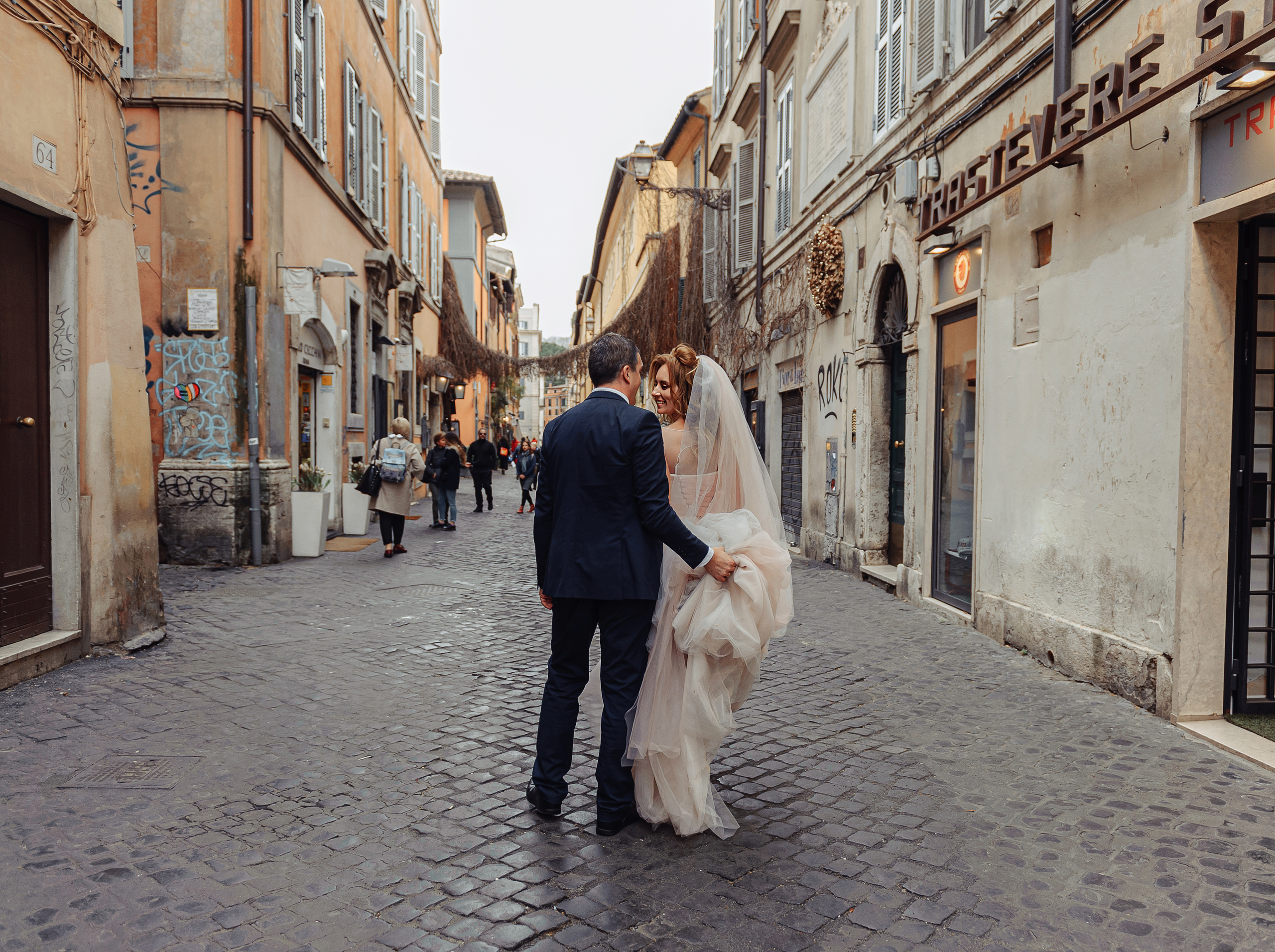 Вместе 30 лет. Годовщина свадьбы в Риме. Италия. Свадебный фотограф в Москве Ульяна Вишнякова