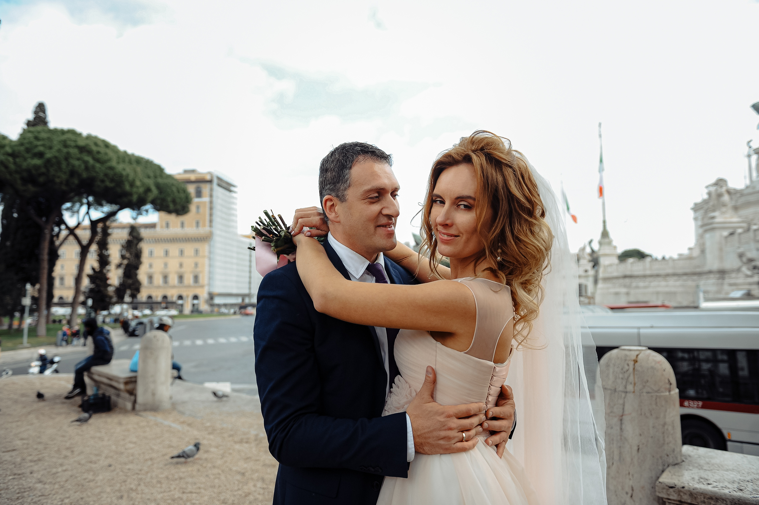 Вместе 30 лет. Годовщина свадьбы в Риме. Италия. Свадебный фотограф в Москве Ульяна Вишнякова