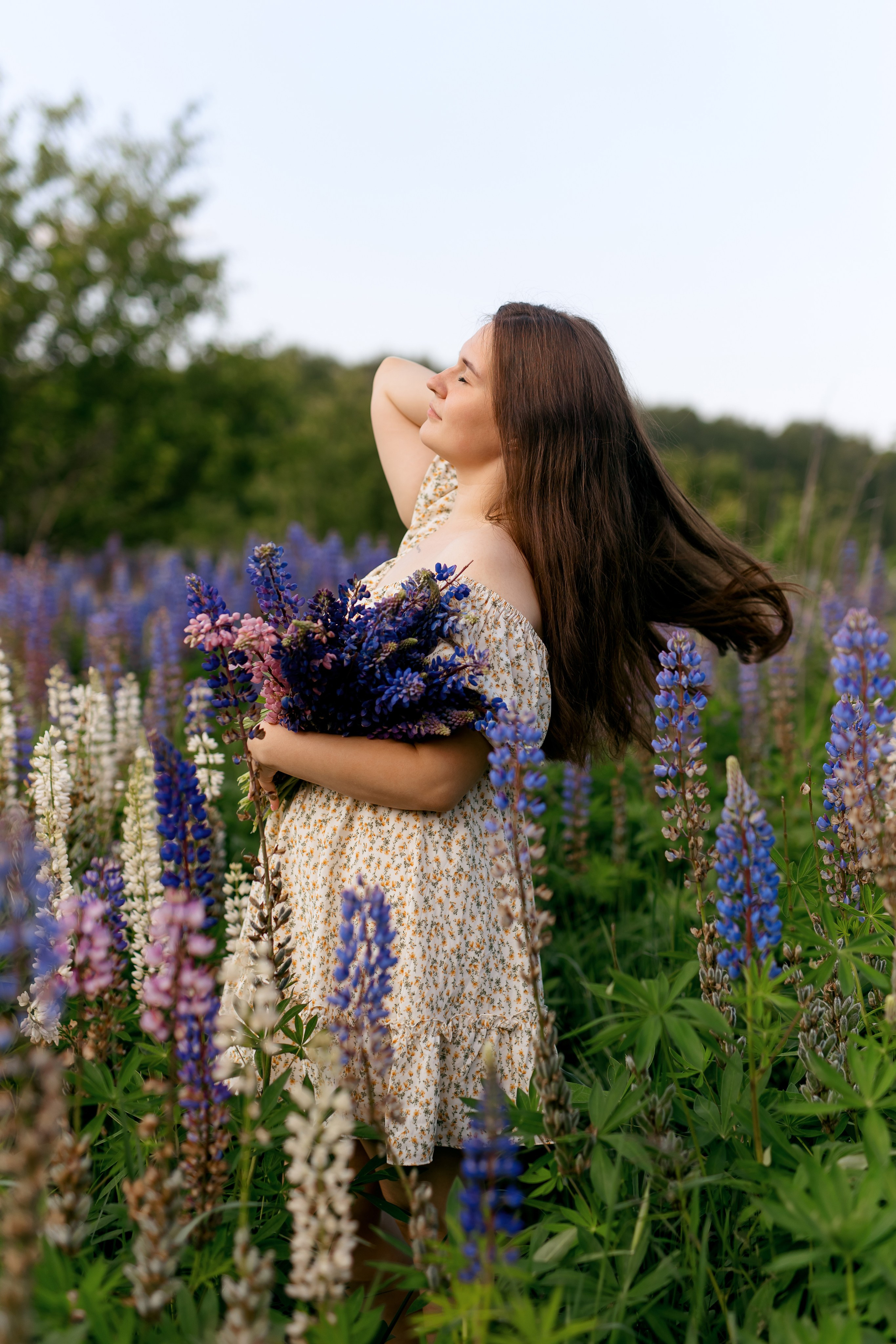 В люпинах. Свадебный и семейный фотограф в Туле и области Маша Костина