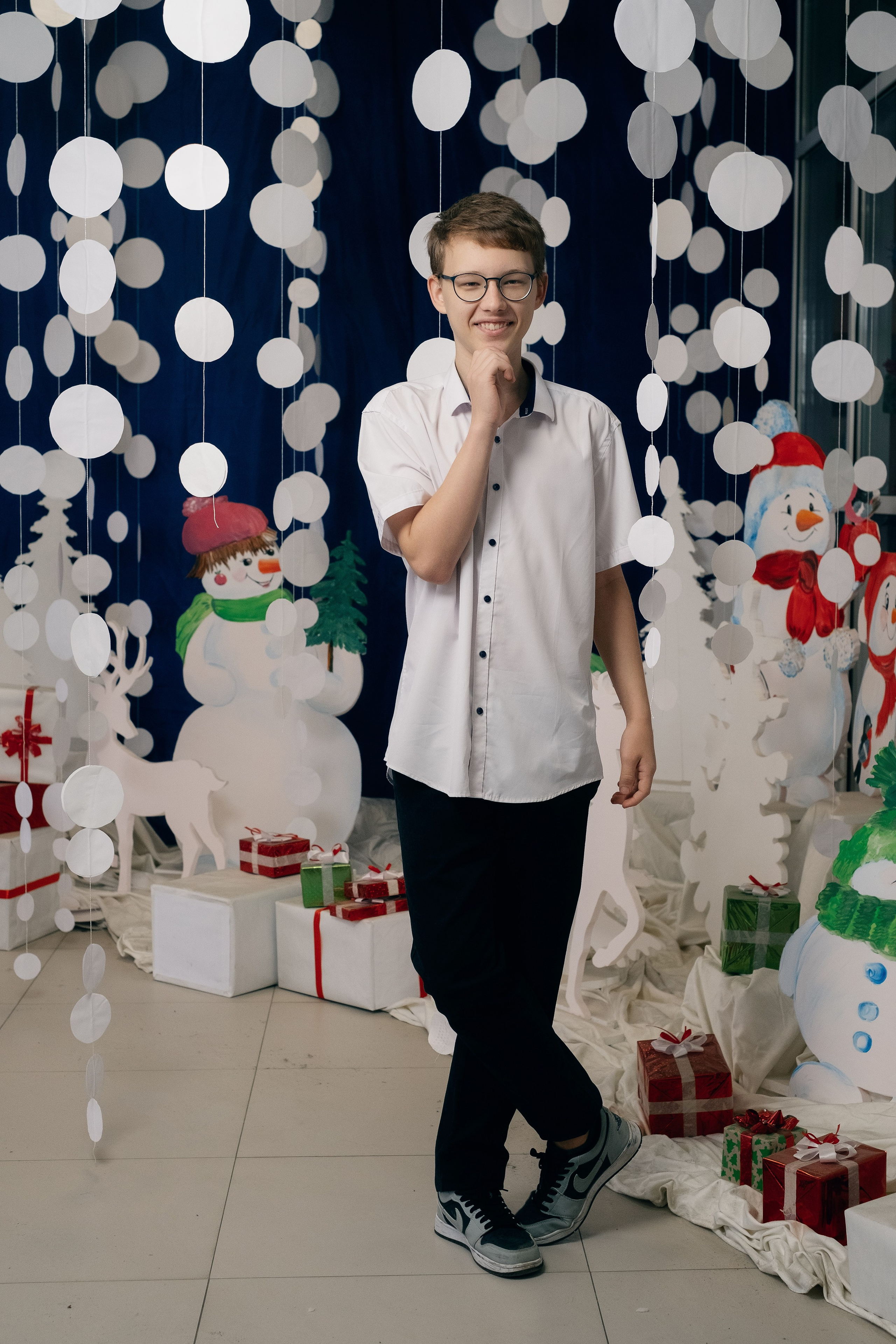 Новогодняя Фотосессия МАОУ СОШ№ 15 8 «Г». Свадебный и репортажной фотограф Денис Ожигин в Краснодаре и Краснодарском крае