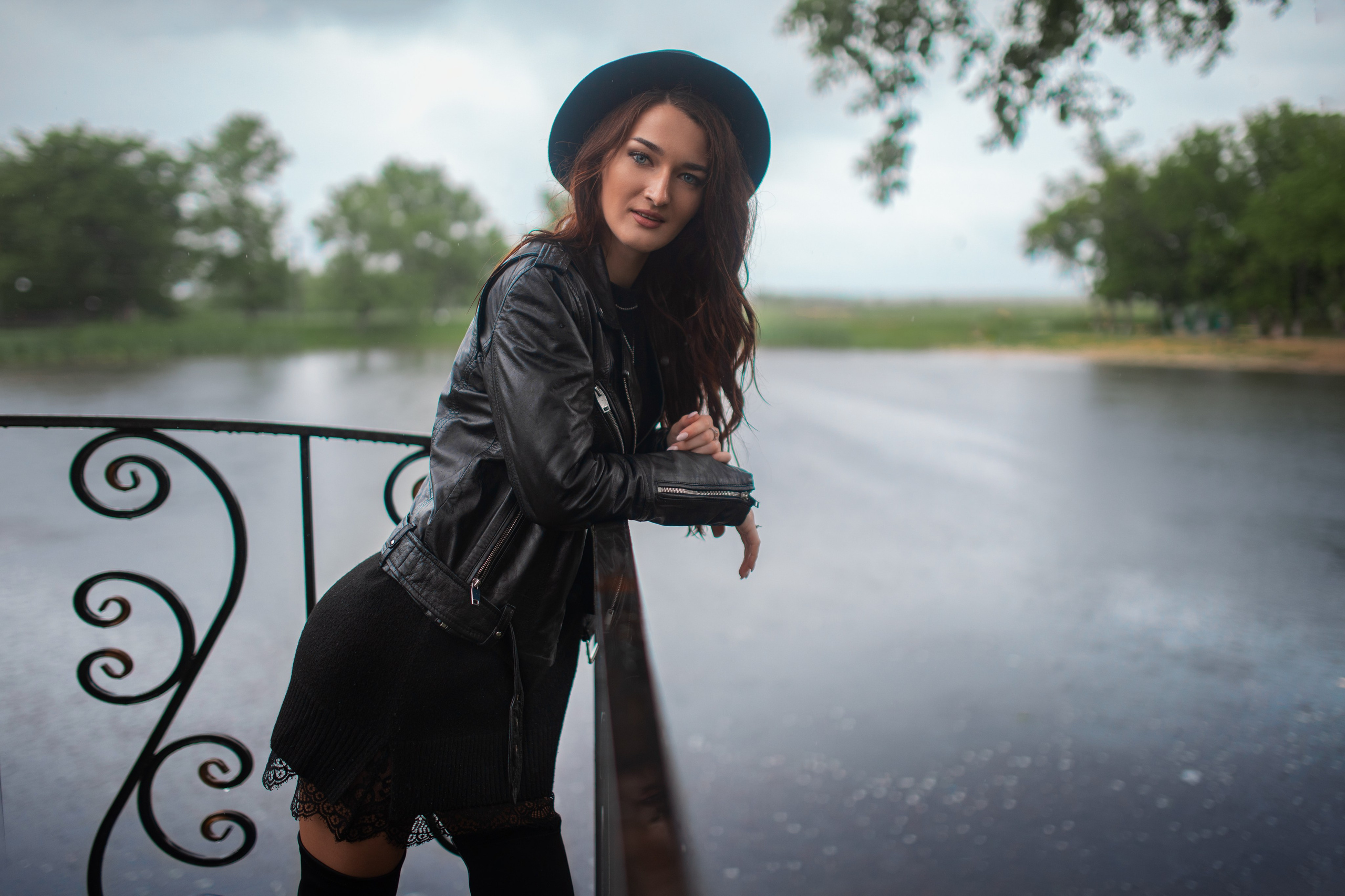 Весенняя съемка с Анастасией в дождь для «себя»