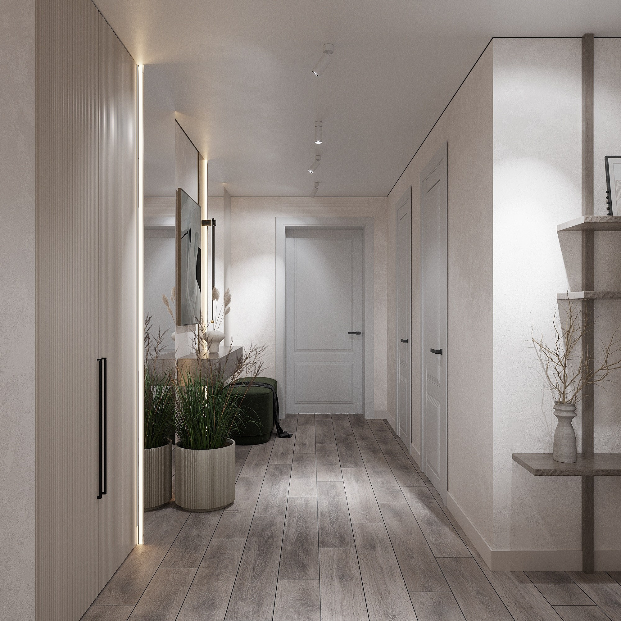 Санкт -Петербург трехкомнатная квартира. Kich.design