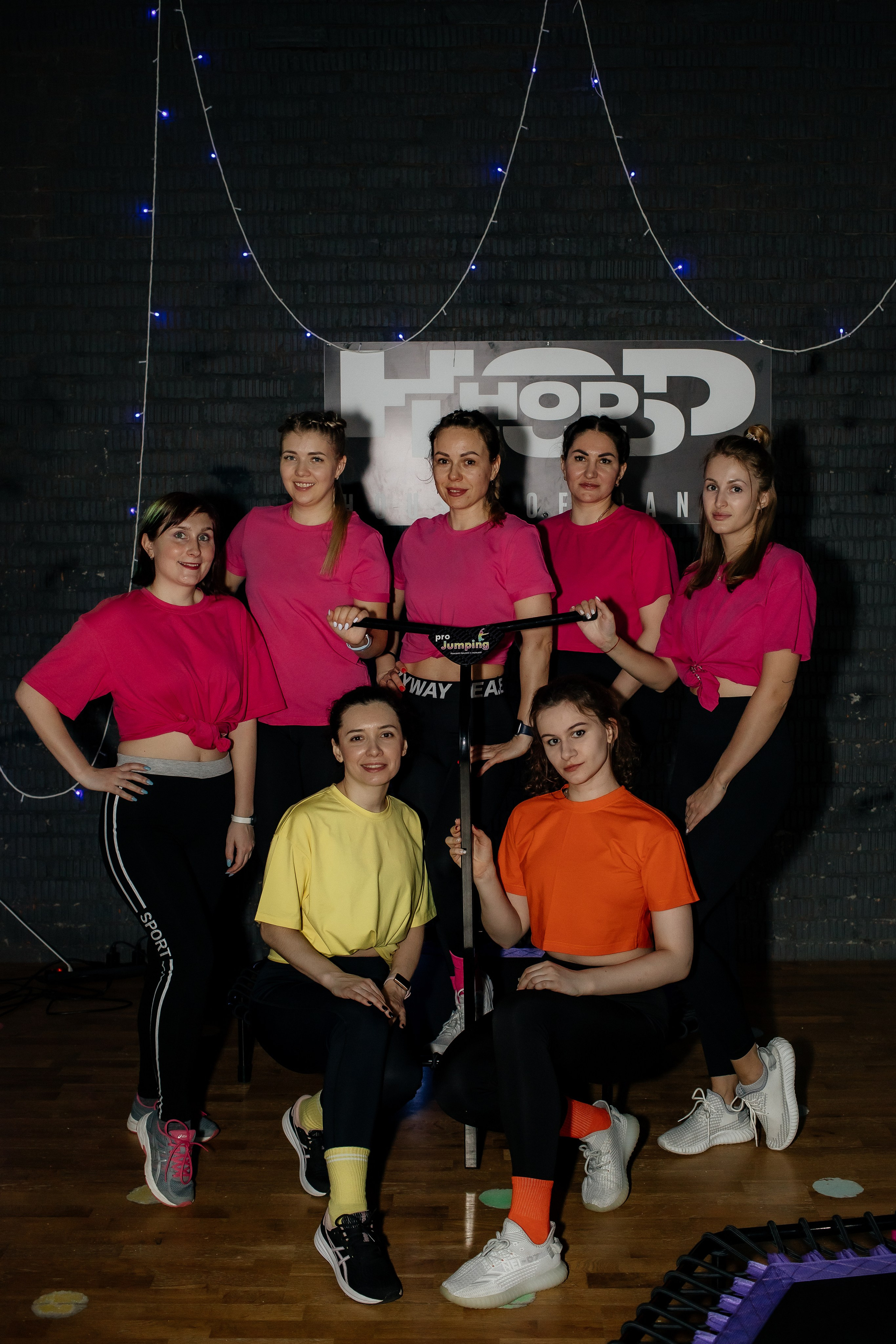 Съемки тренировок для сети студий Jumping Fitness. Ирина Тихонова — фотограф для детей и коллективов в Москве